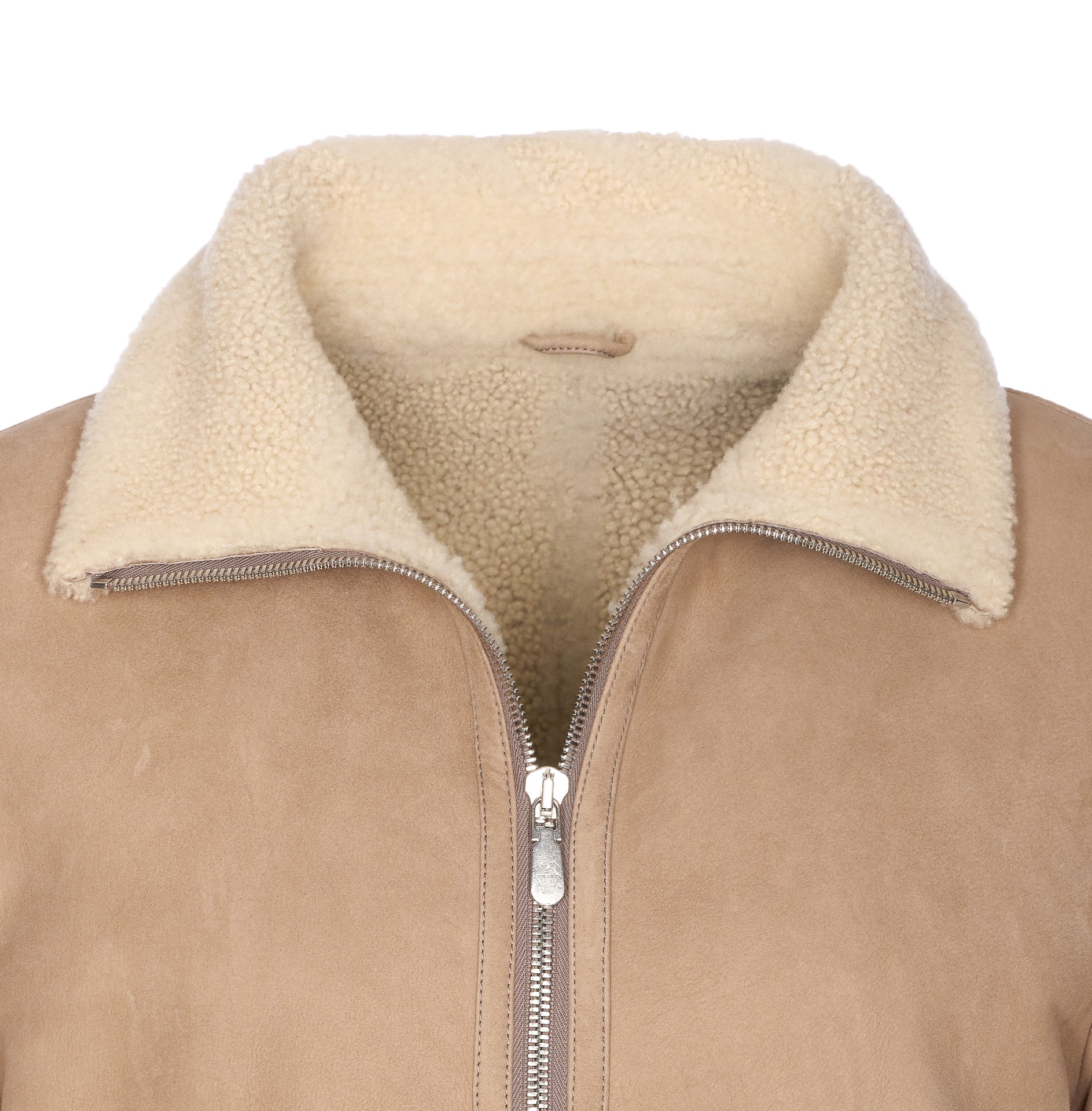 Brunello Cucinelli Coats Beige Sheepskin