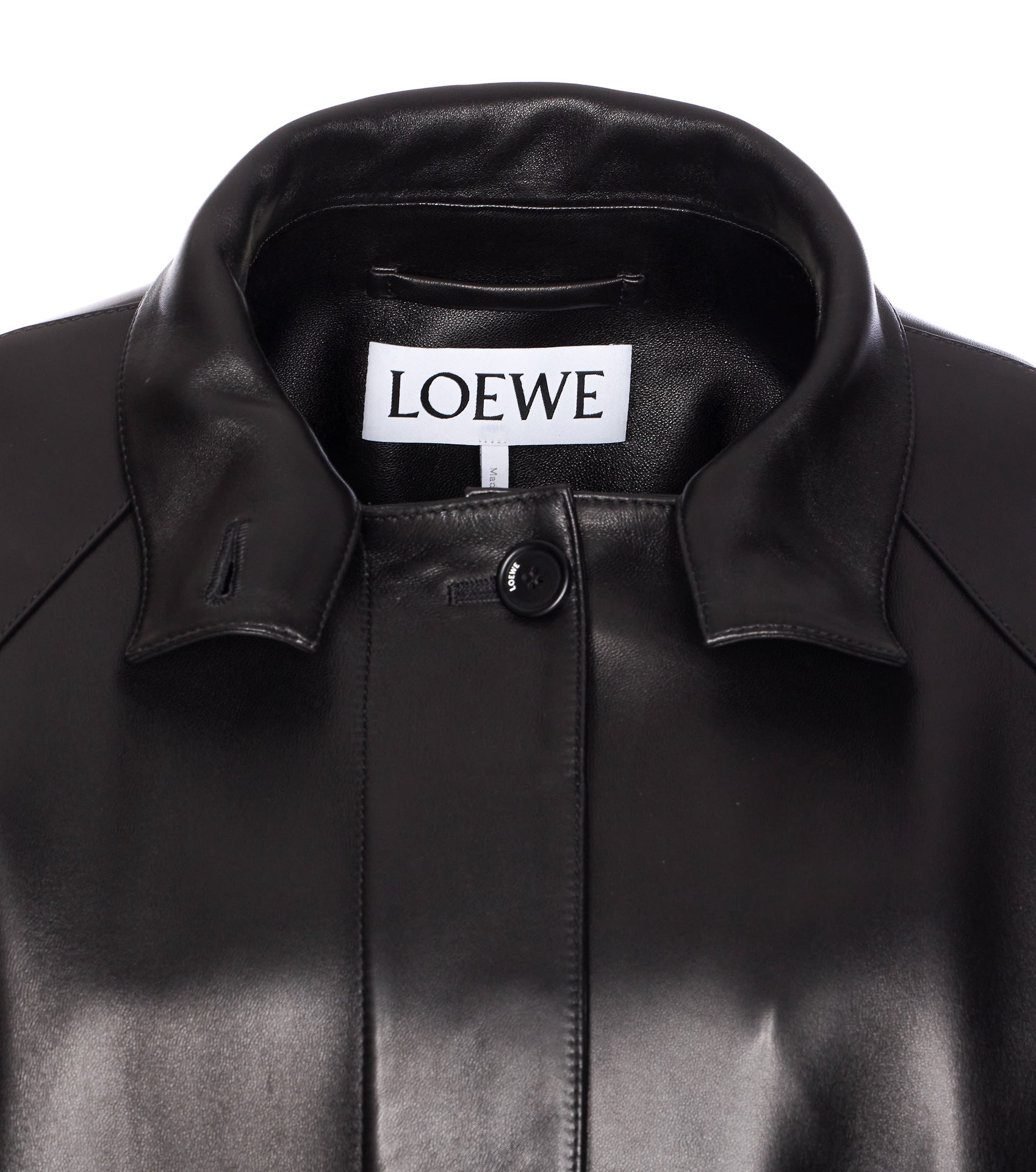 Loewe Jackets Black Lamb Leather