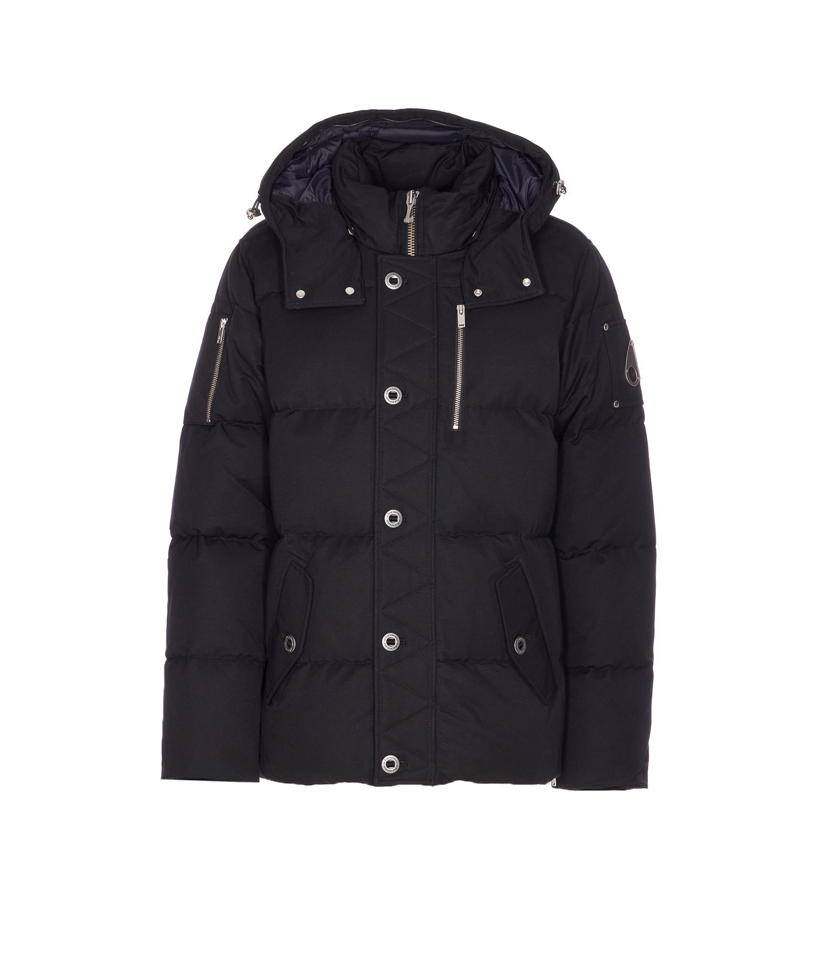 Moose Knuckles Coats Black Cotton