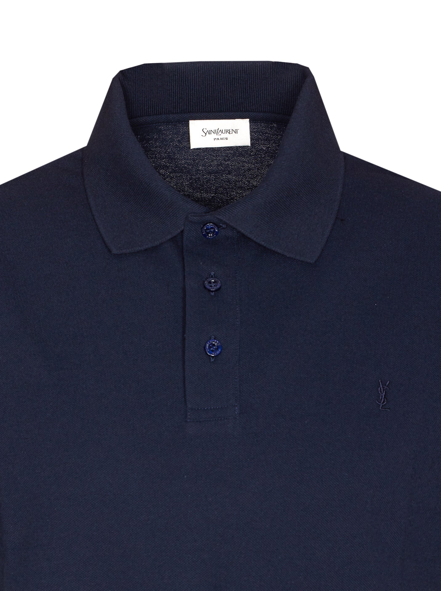 Saint Laurent T-Shirts And Polos Blue Cotton