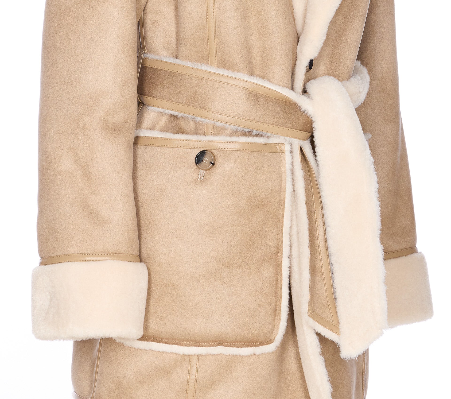Urbancode Coats Beige Polyester
