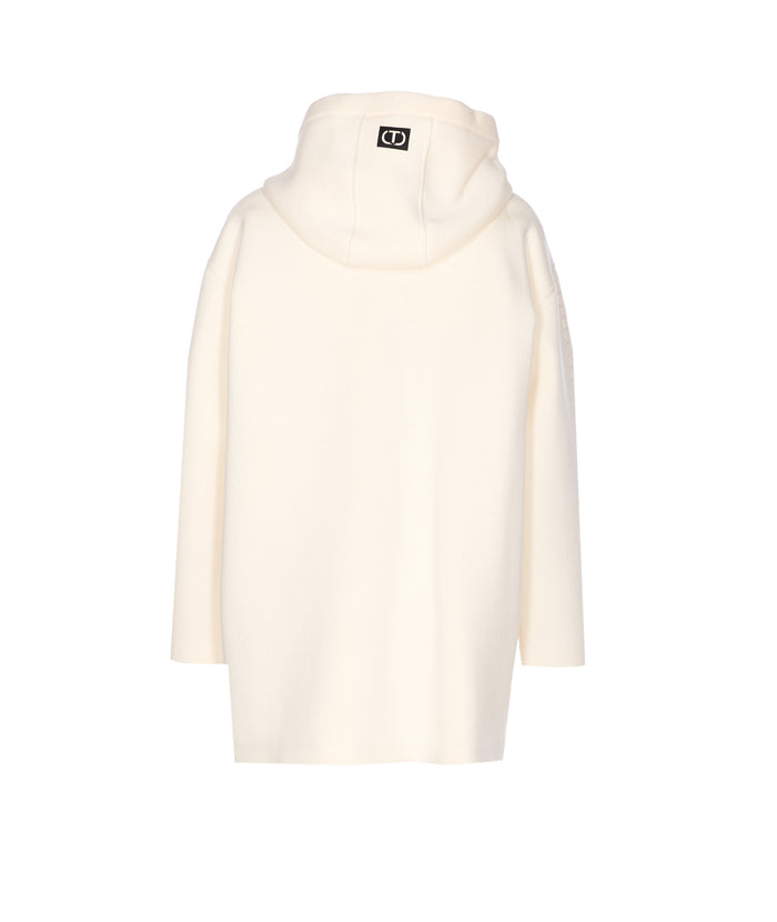Twin-Set Coats White Viscose