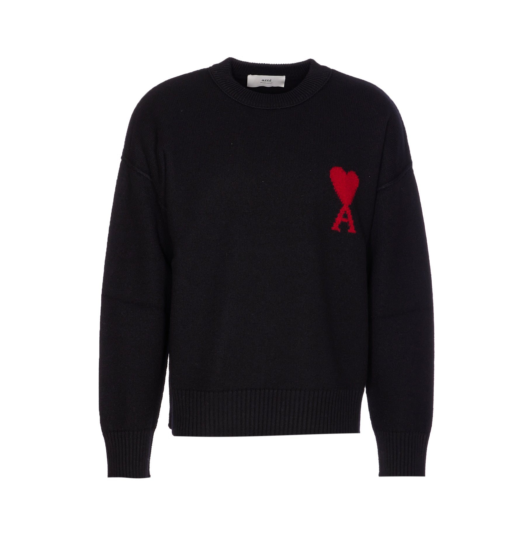 Ami Alexandre Matiussi Sweaters Black Virgin Wool