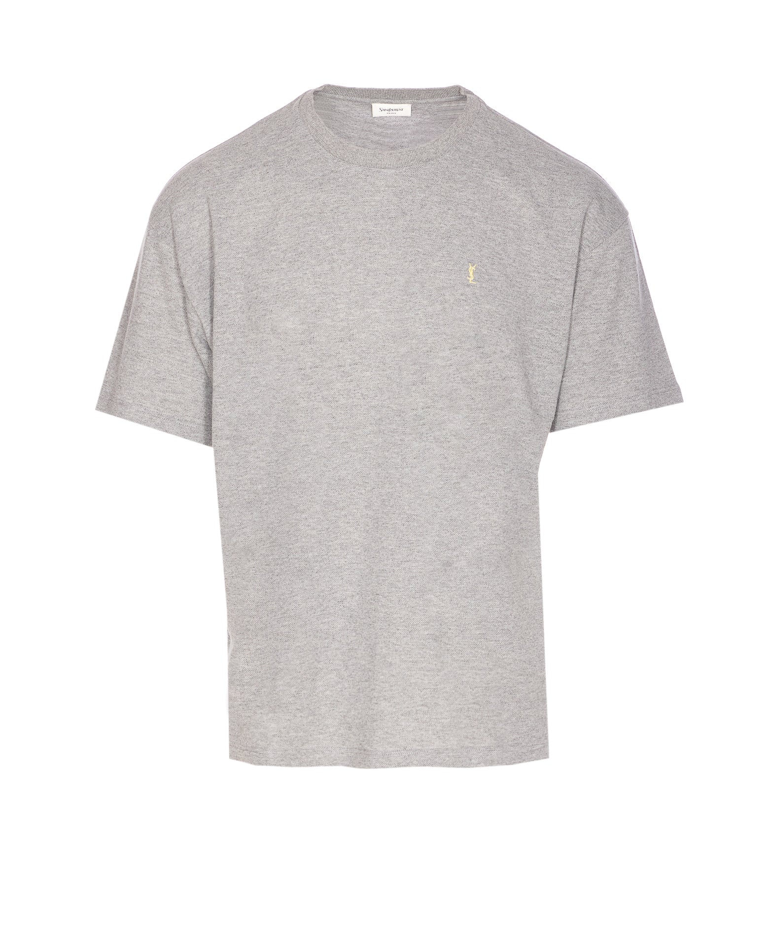 Saint Laurent T-Shirts And Polos Grey Cotton