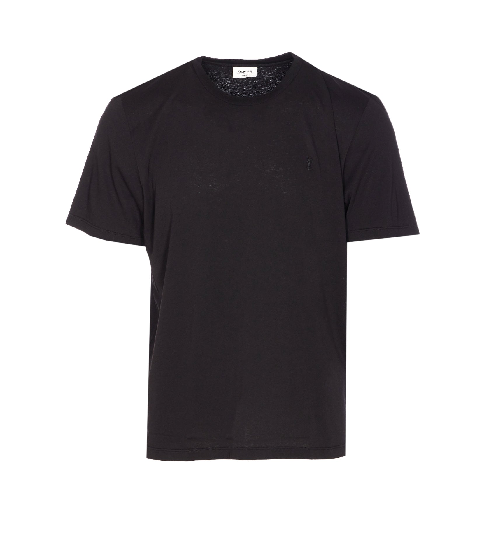 Saint Laurent T-Shirts And Polos Black Cotton