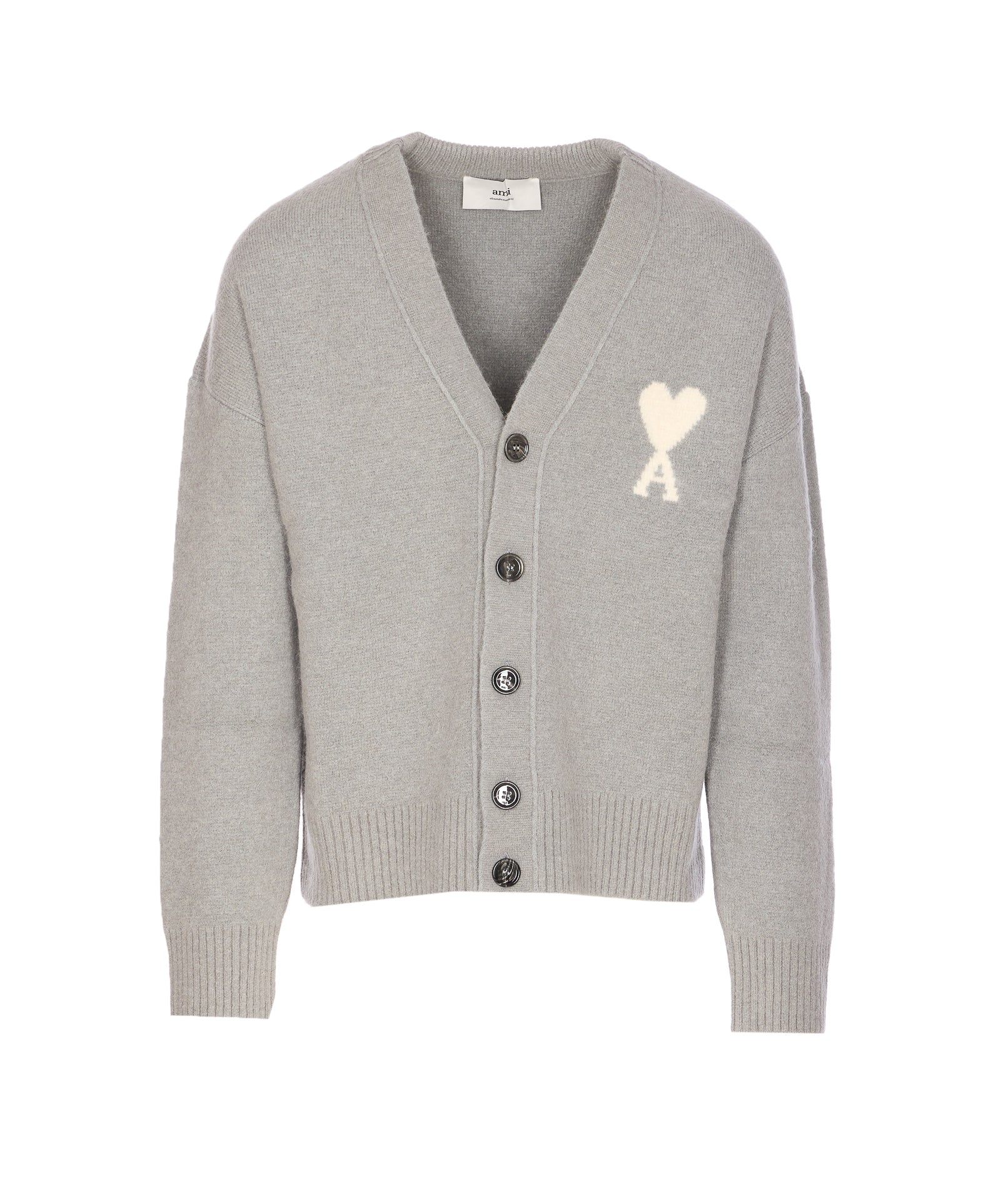 Ami Alexandre Matiussi Sweaters Grey Alpaca