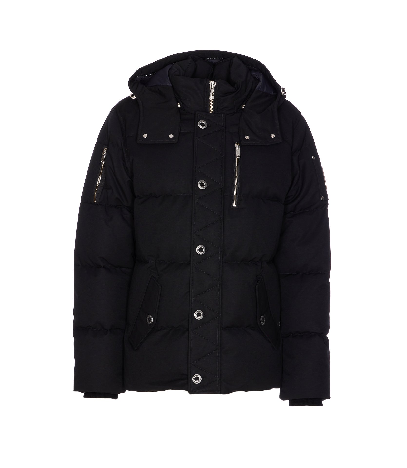 Moose Knuckles Coats Black Cotton
