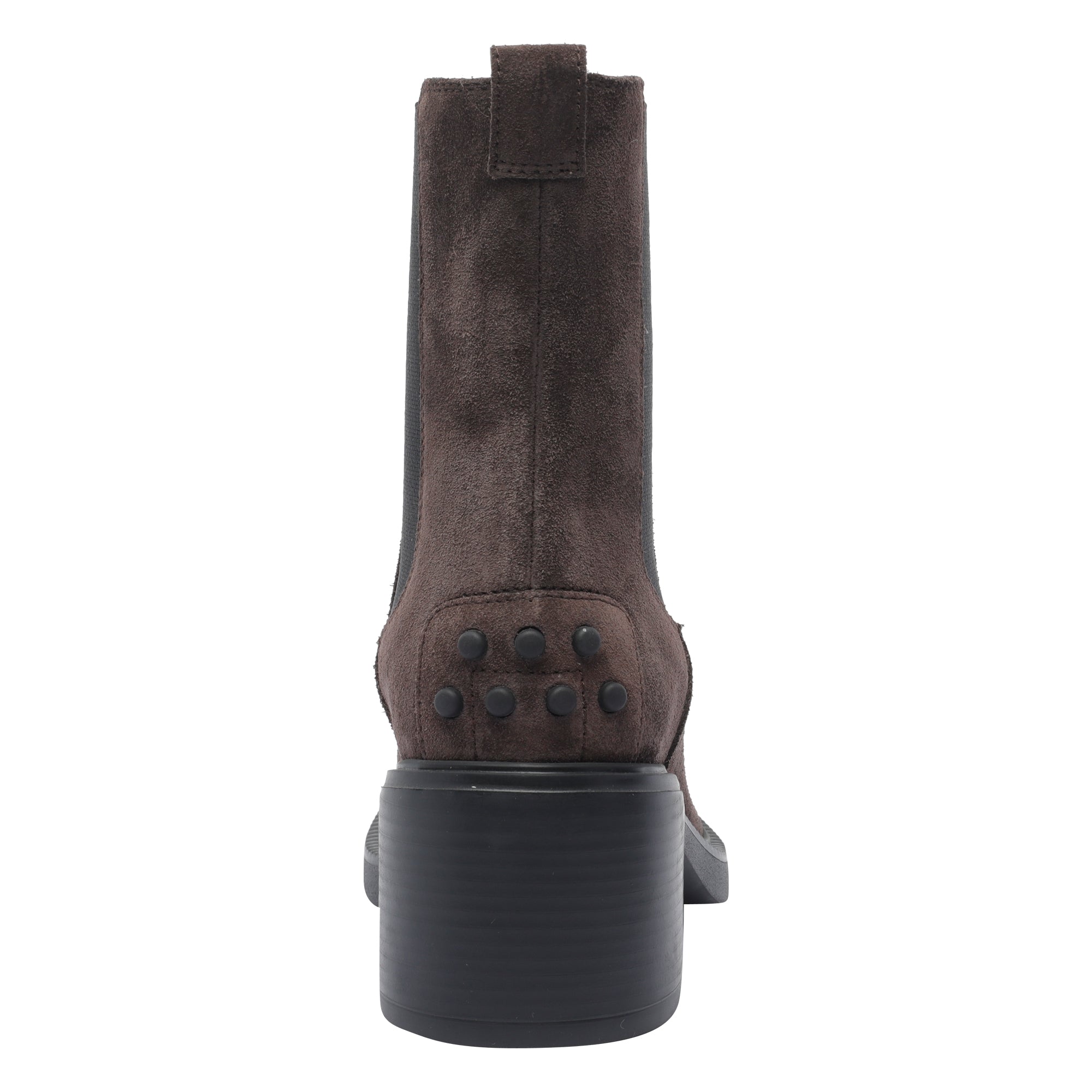 Tods Boots Brown Suede Leather/rubber Sole