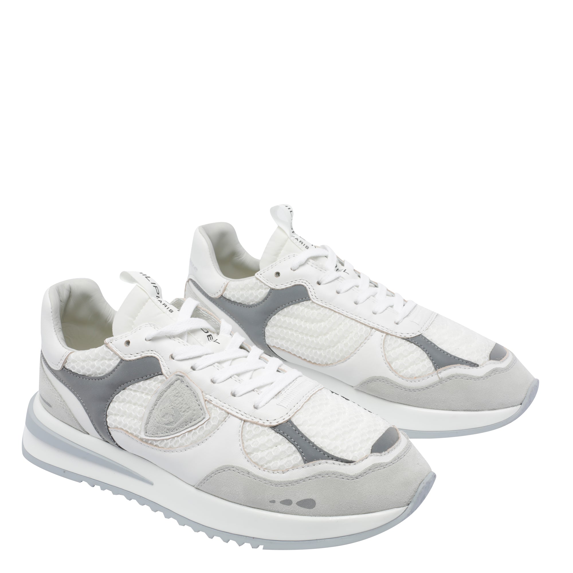 Philippe Model Sneakers White Fabric+leather/rubber Sole