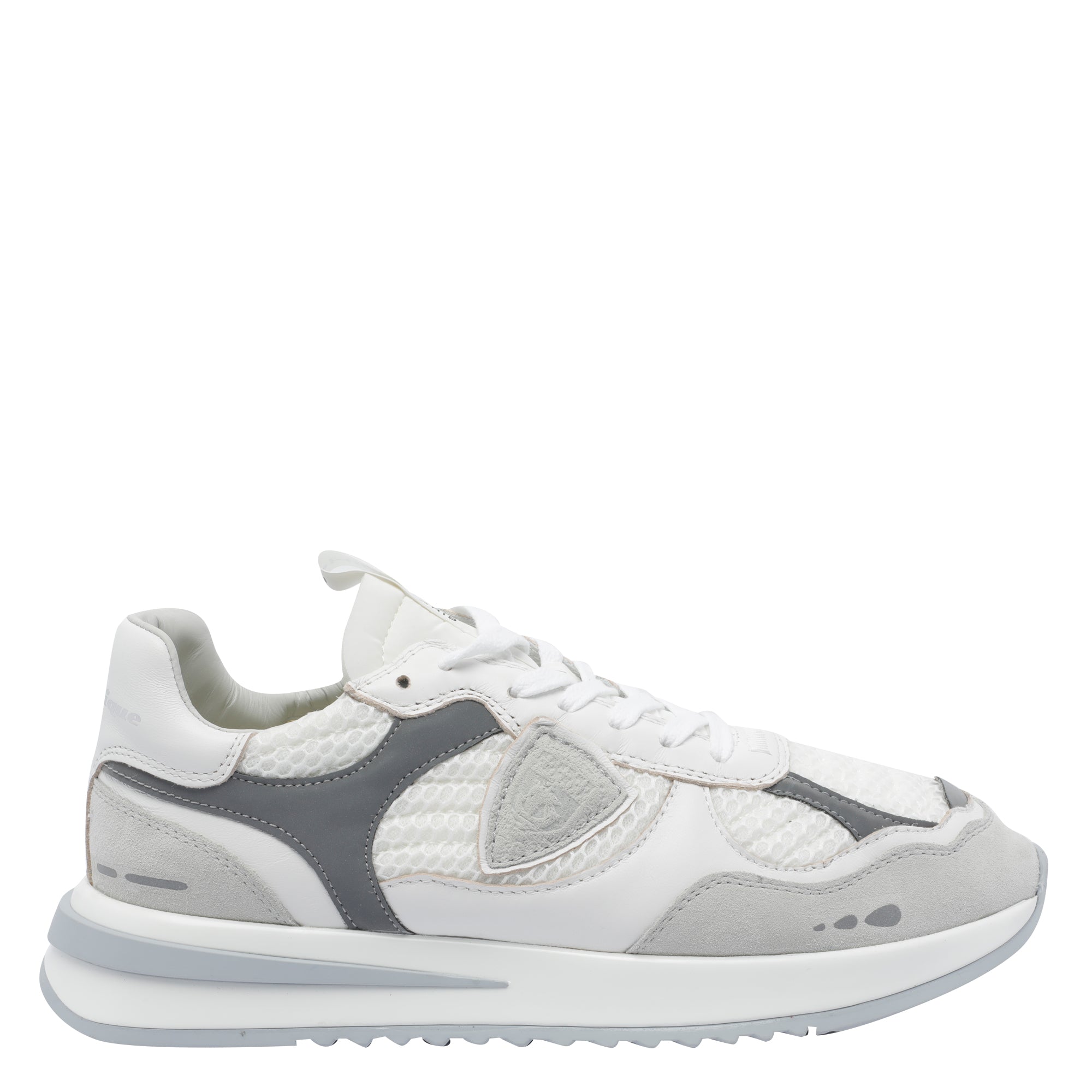 Philippe Model Sneakers White Fabric+leather/rubber Sole