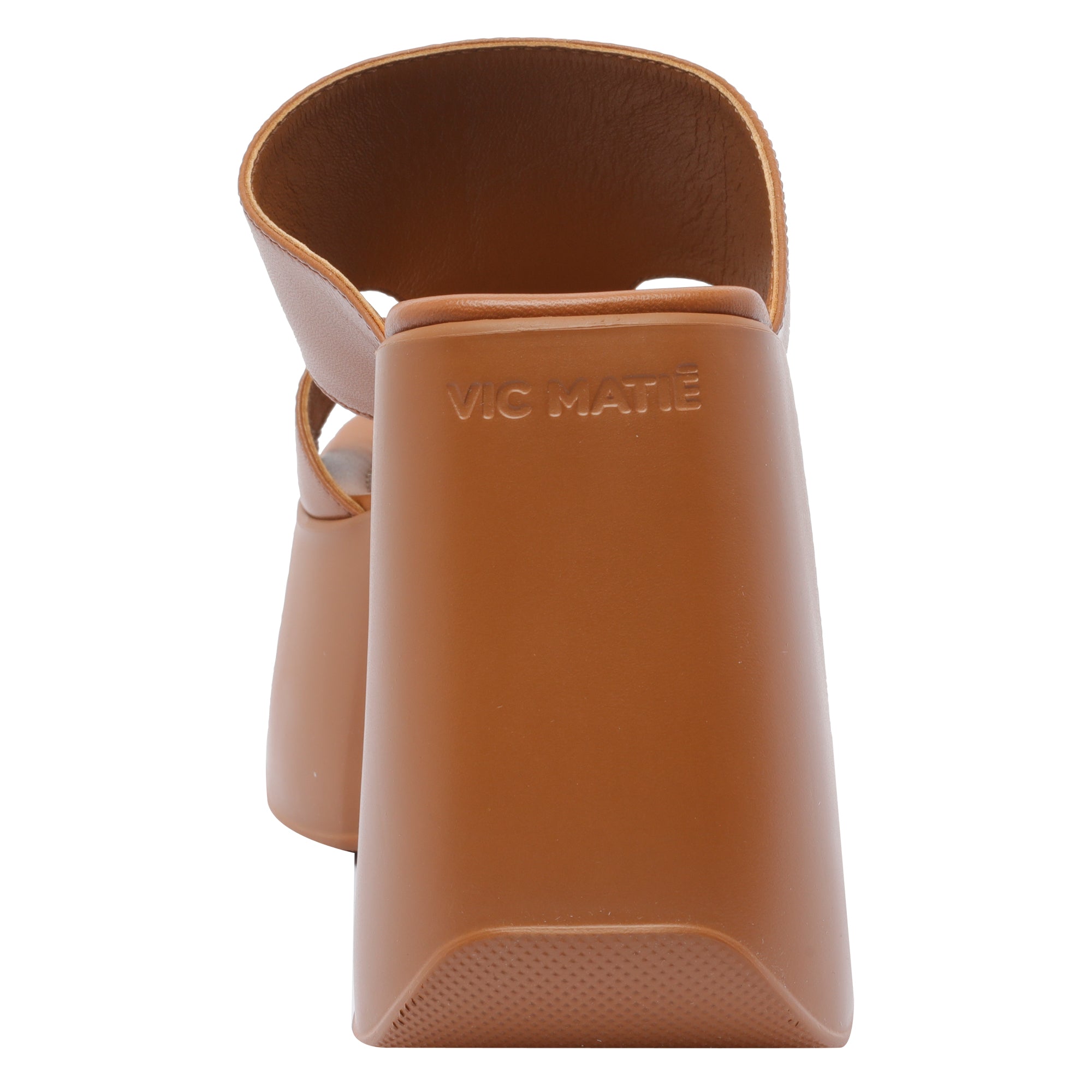 Vic Matie Sandals Brown Leather/rubber Sole