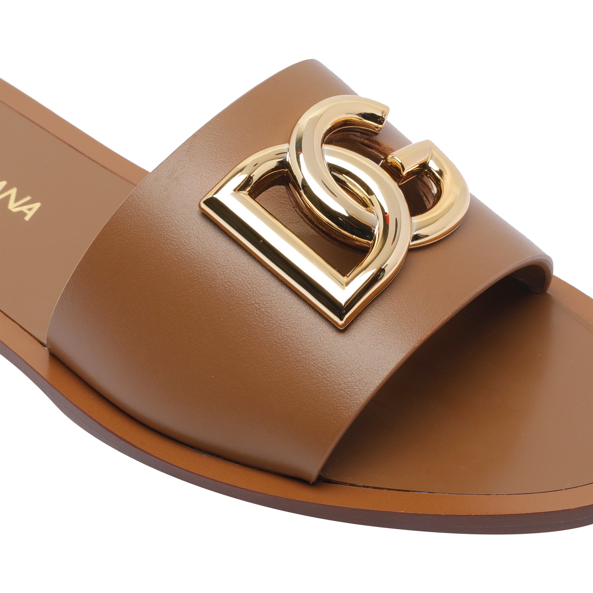 Dolce & Gabbana Sandals Brown Leather/leather Sole