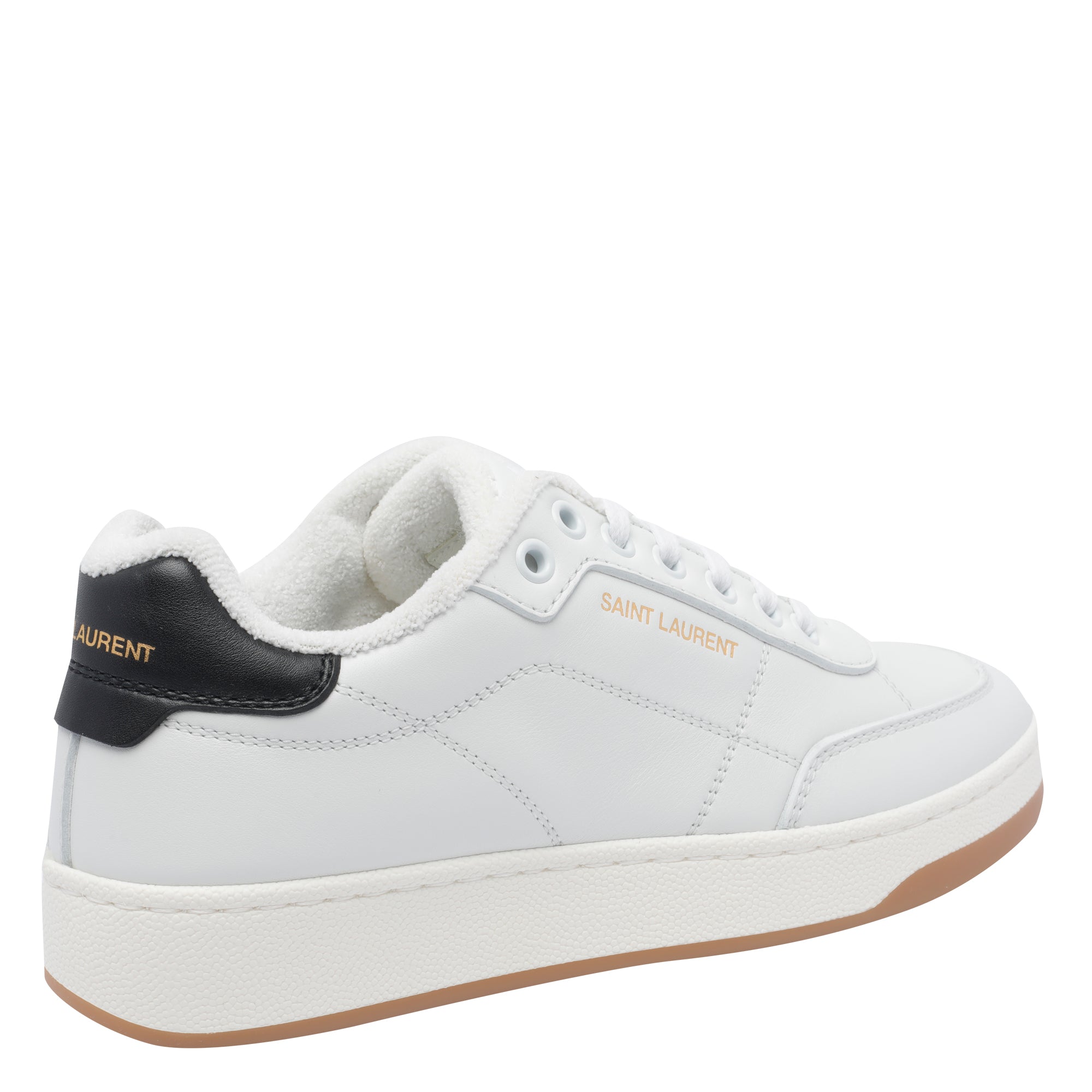 Saint Laurent Sneakers White Fabric/rubber Sole