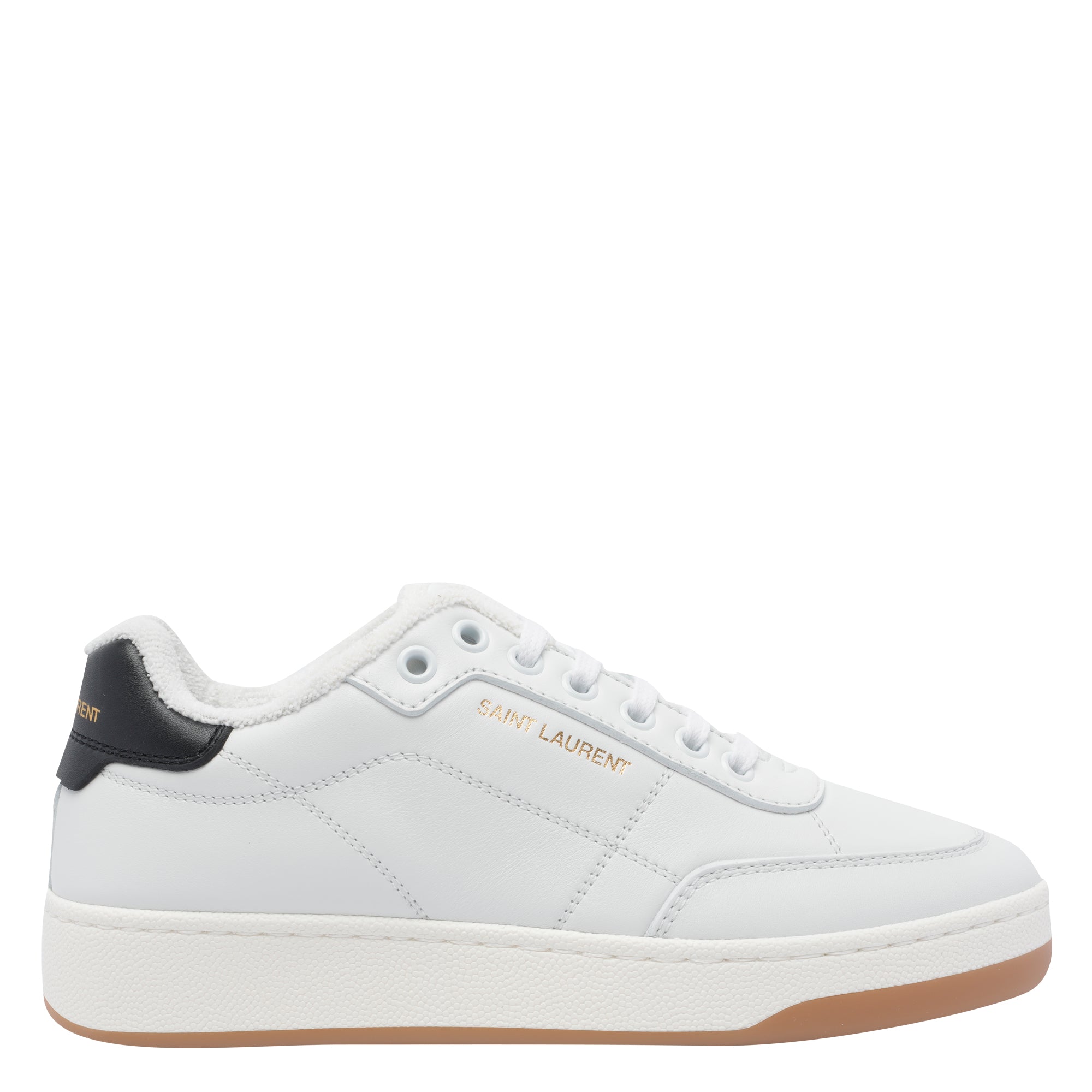 Saint Laurent Sneakers White Fabric/rubber Sole