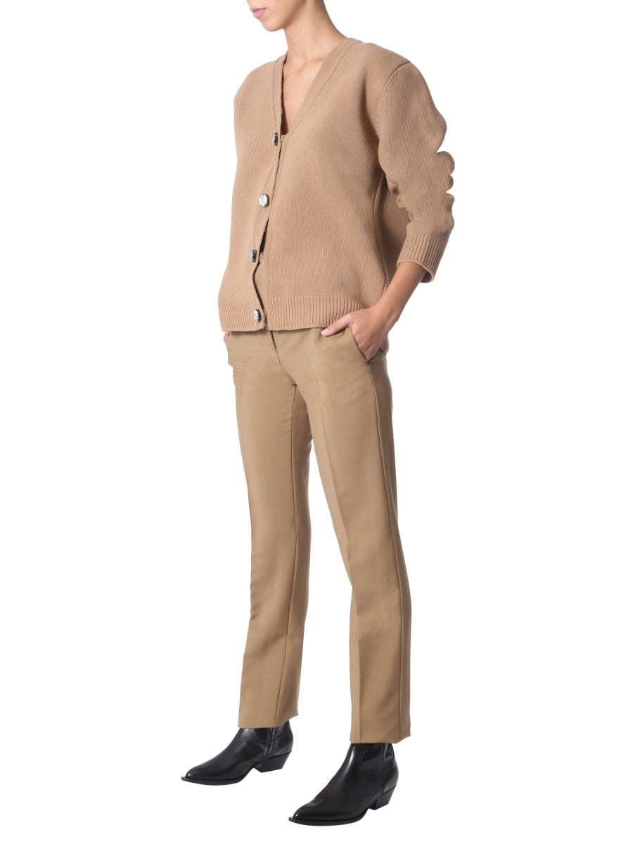 Regular Fit Pants Beige Not Specified Trousers