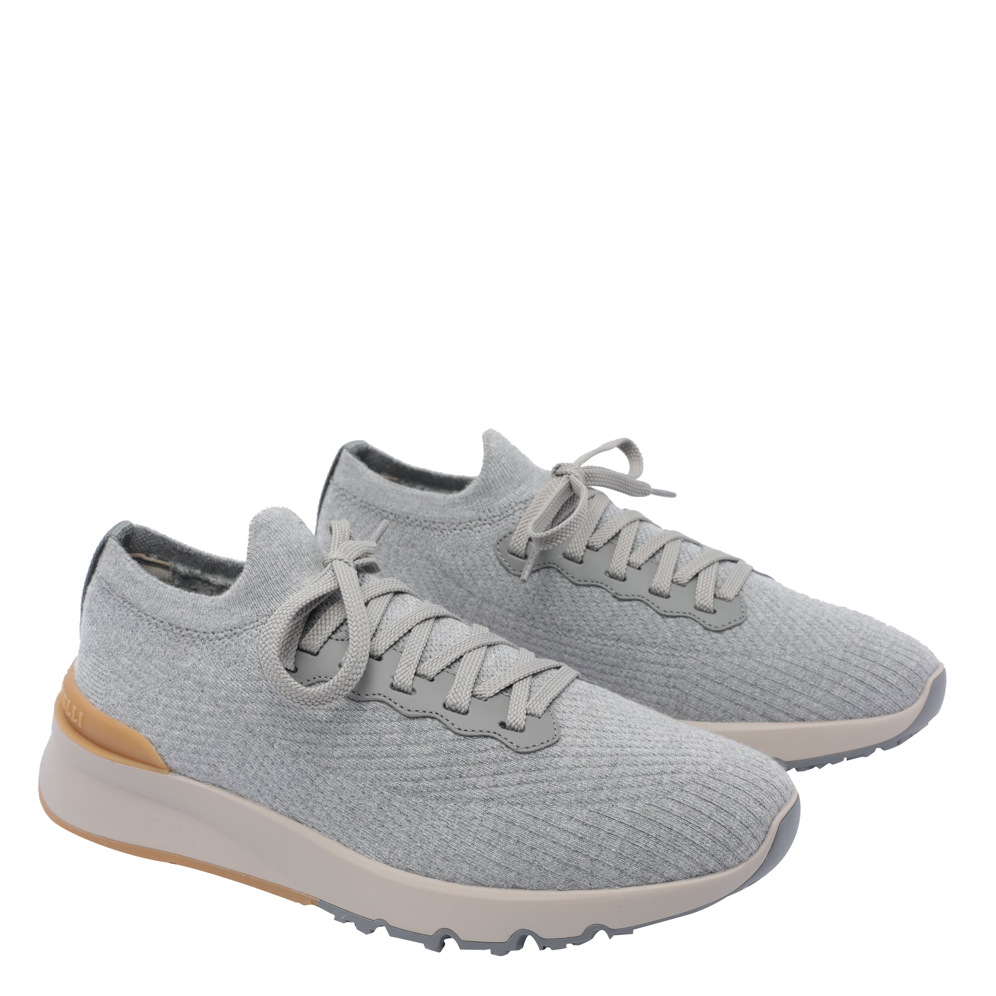 Brunello Cucinelli Sneakers Grey Fabric/rubber Sole