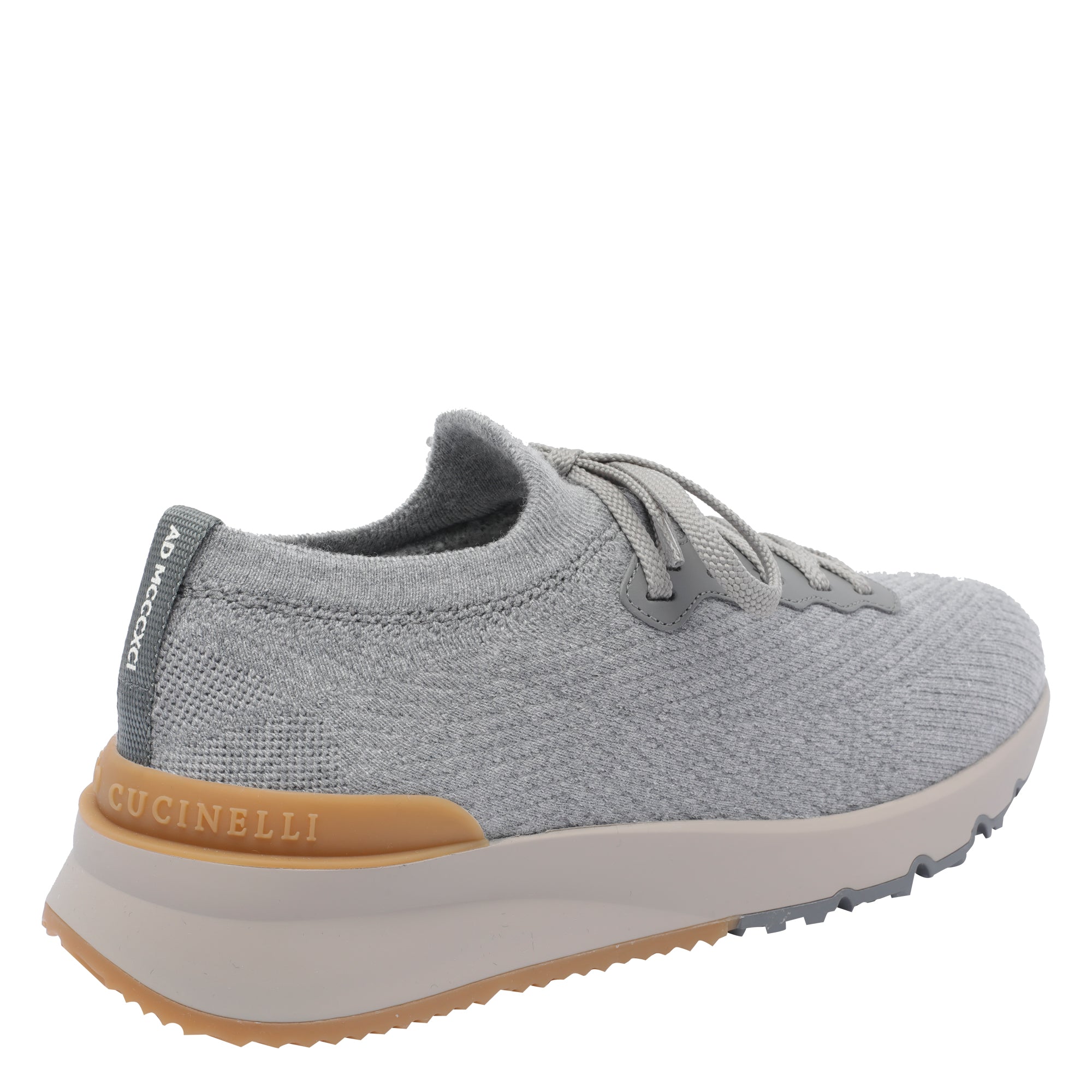 Brunello Cucinelli Sneakers Grey Fabric/rubber Sole