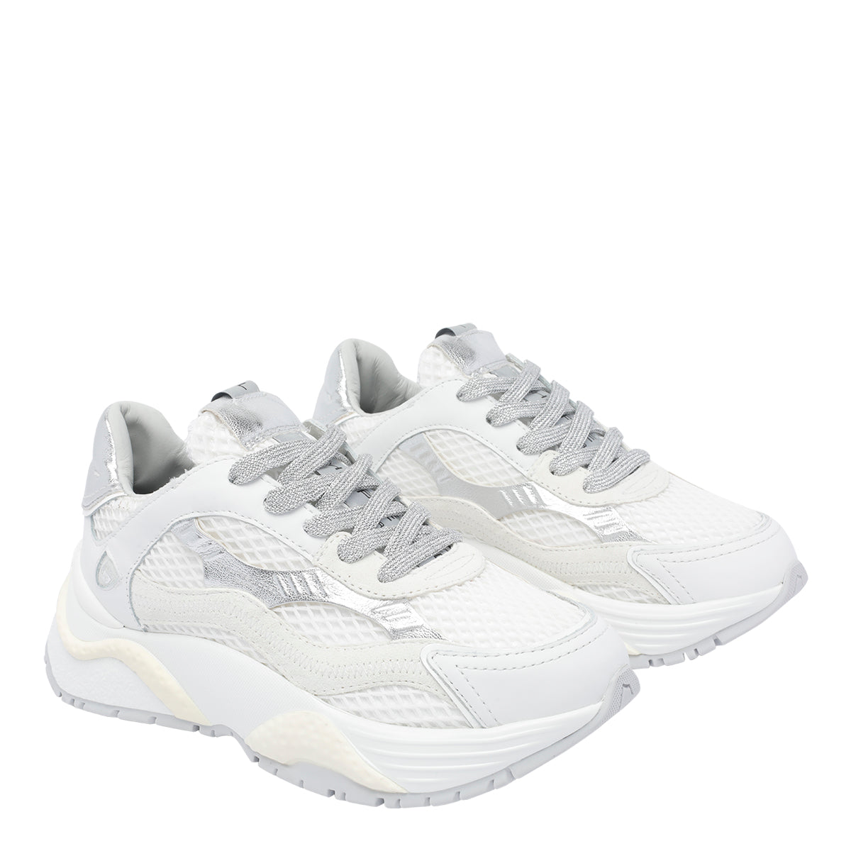 Philippe Model Sneakers White Fabric+calf/rubber Sole