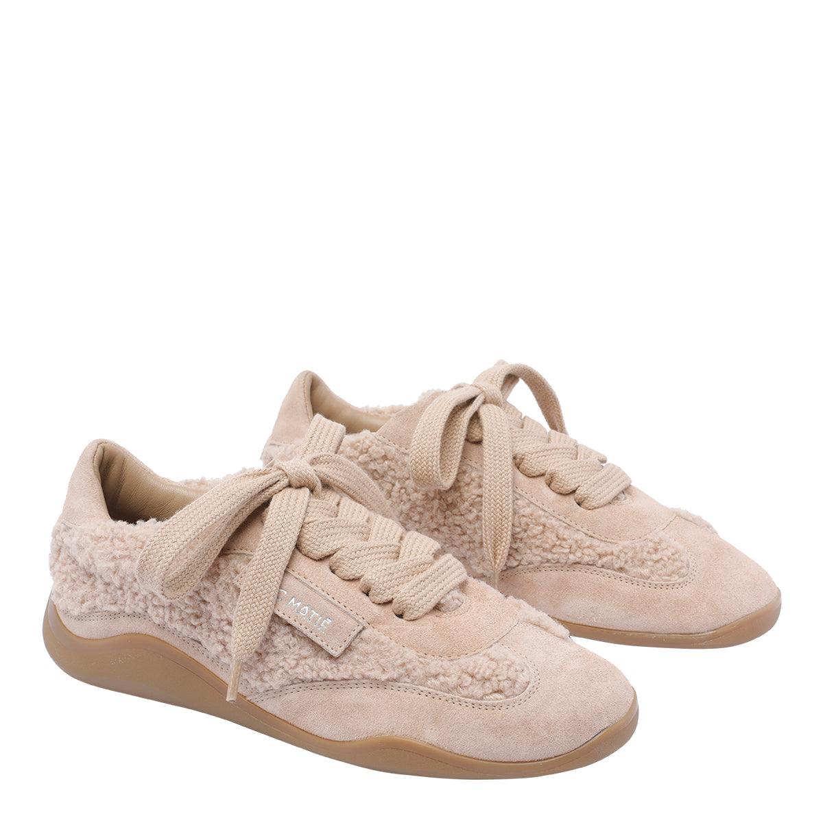 Vic Matie Sneakers Beige Suede Leather/rubber Sole