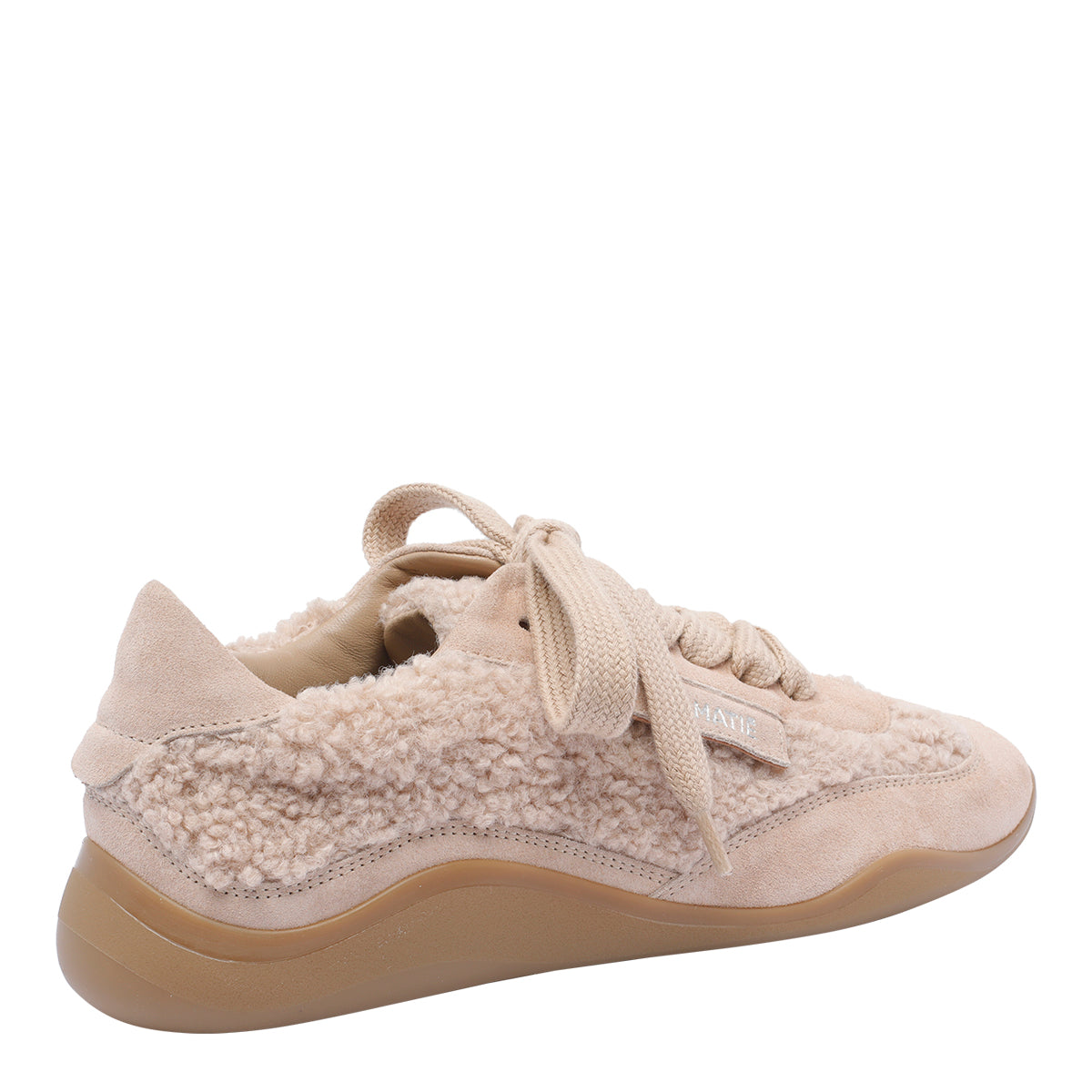 Vic Matie Sneakers Beige Suede Leather/rubber Sole