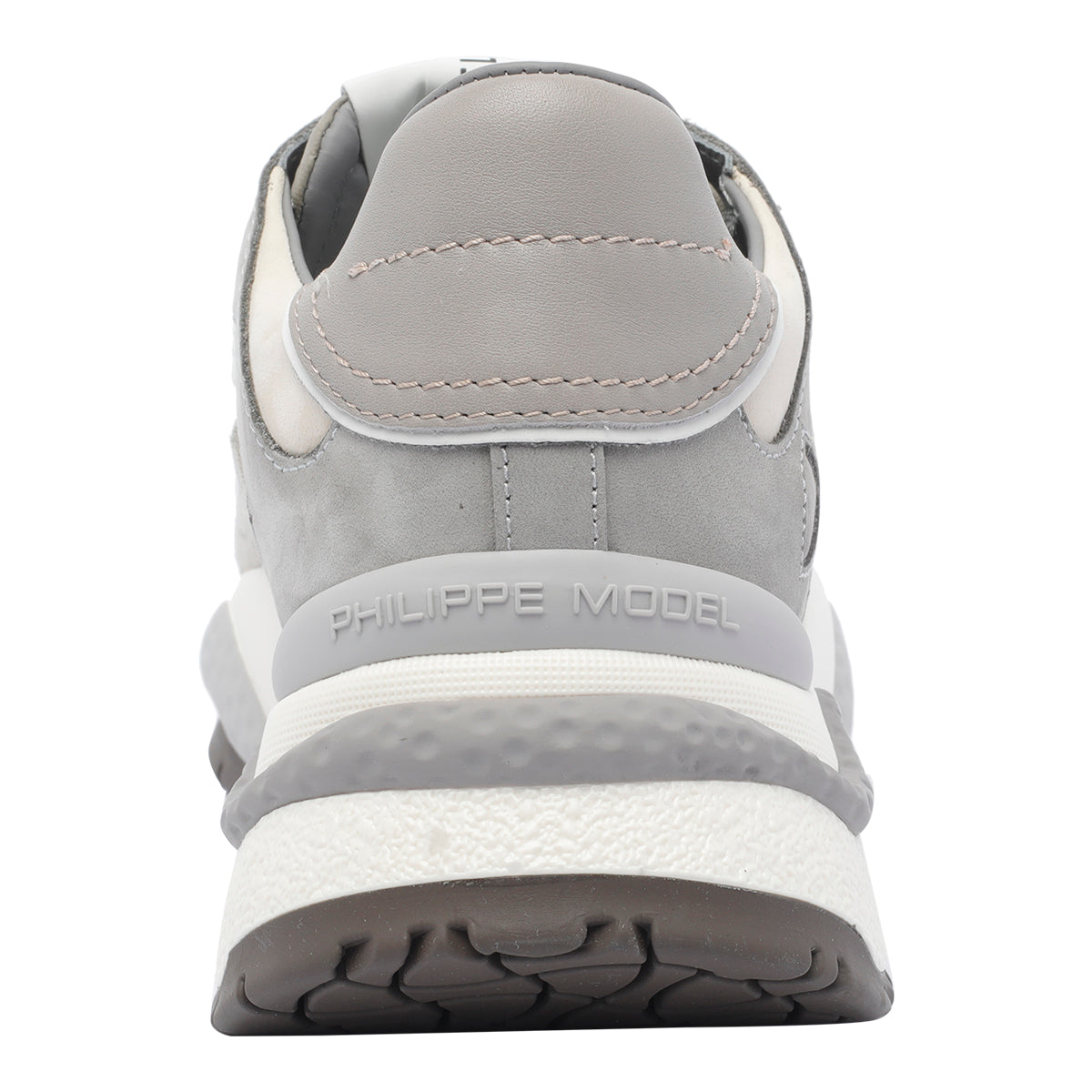 Philippe Model Sneakers Grey Leather/rubber Sole