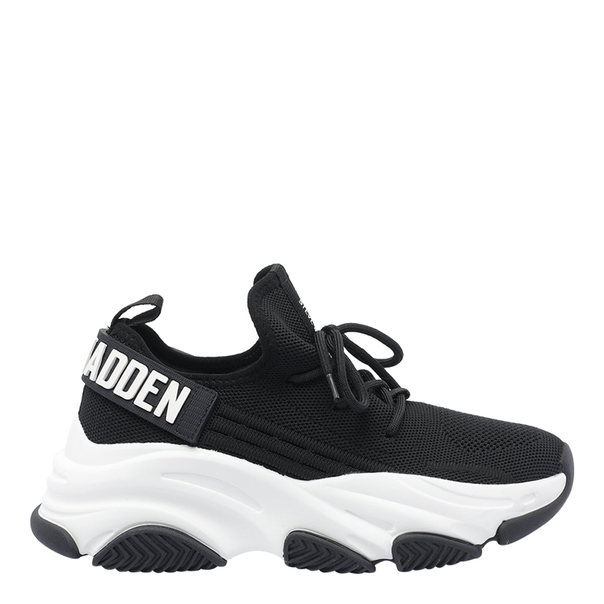 Steve Madden Sneakers Black Fabric/rubber Sole