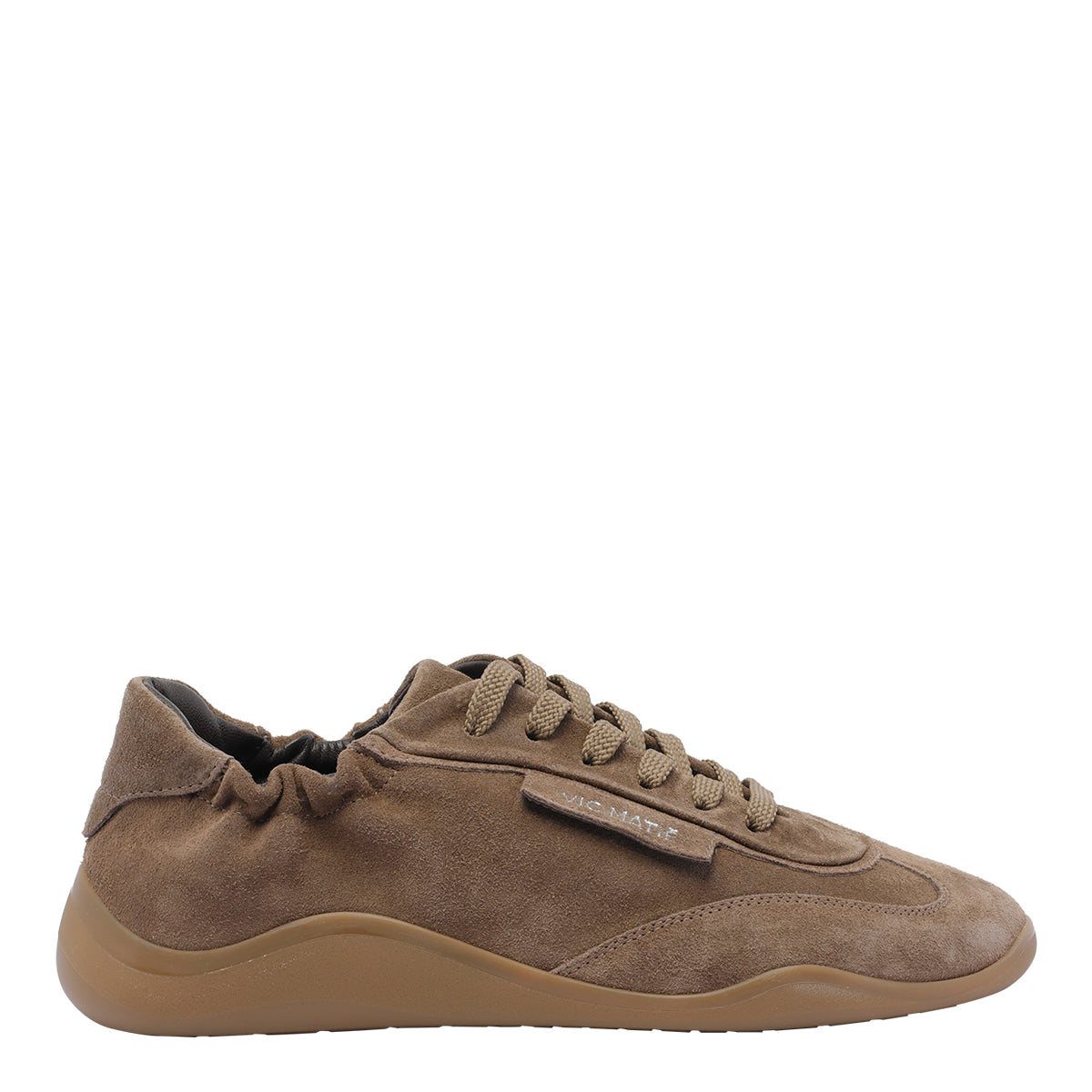 Vic Matie Sneakers Brown Leather/rubber Sole