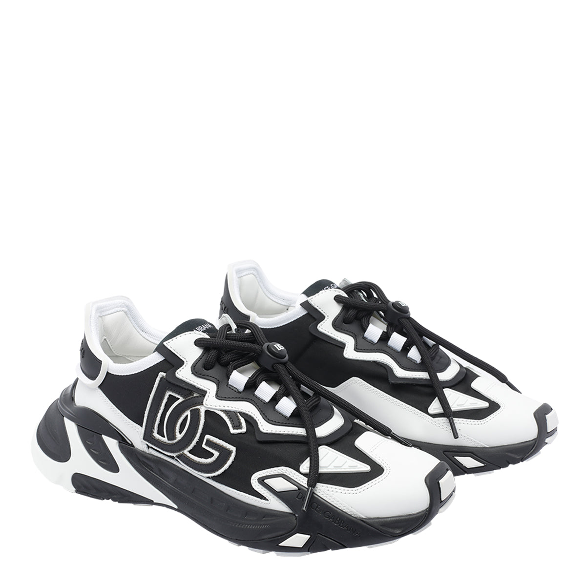 Dolce & Gabbana Sneakers White Fabric+leather/rubber Sole