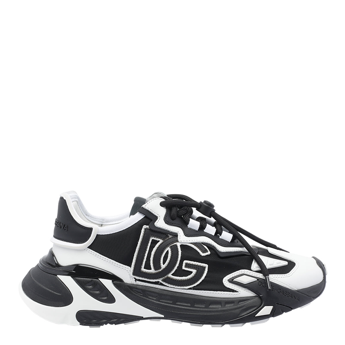 Dolce & Gabbana Sneakers White Fabric+leather/rubber Sole