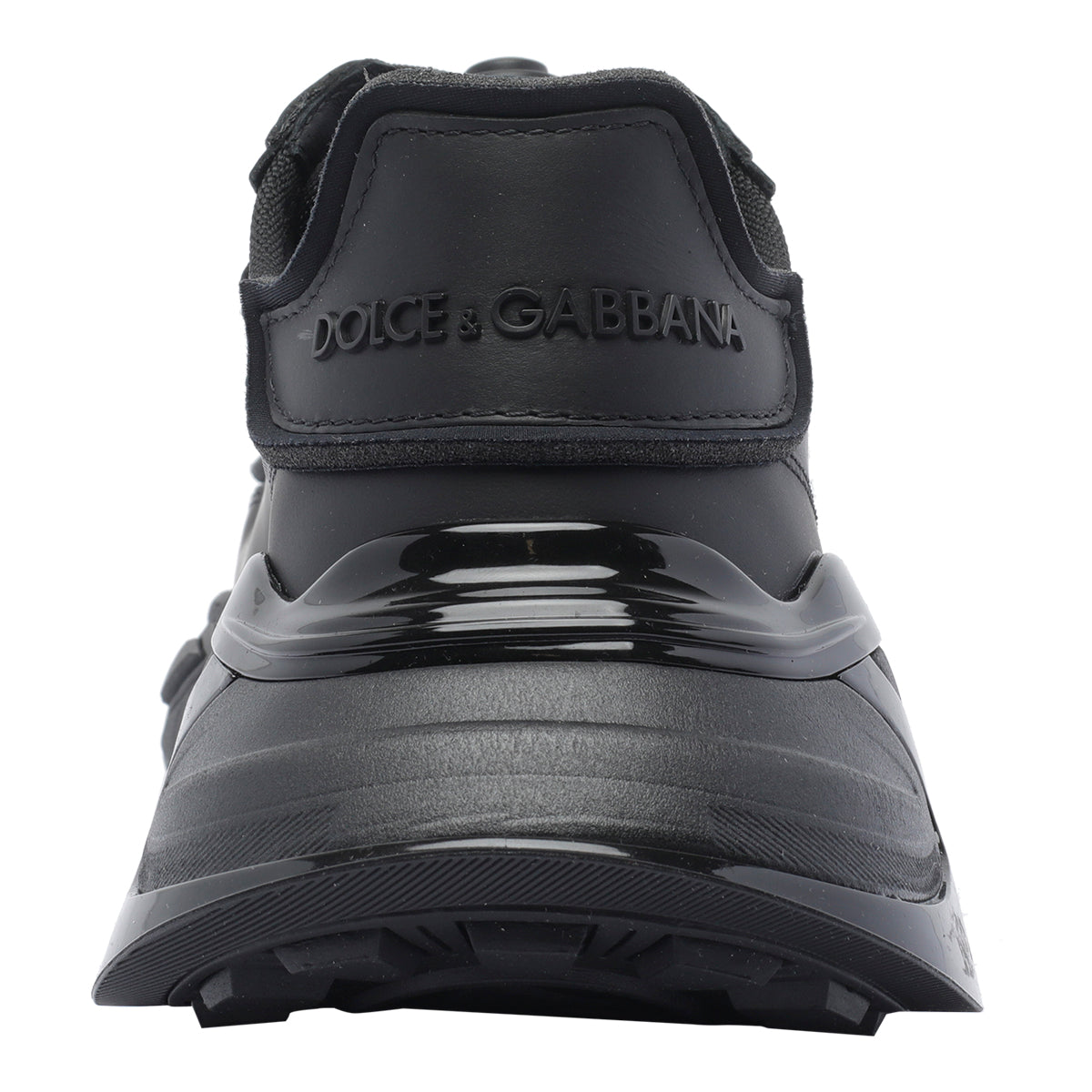 Dolce & Gabbana Sneakers Black Fabric+leather/rubber Sole