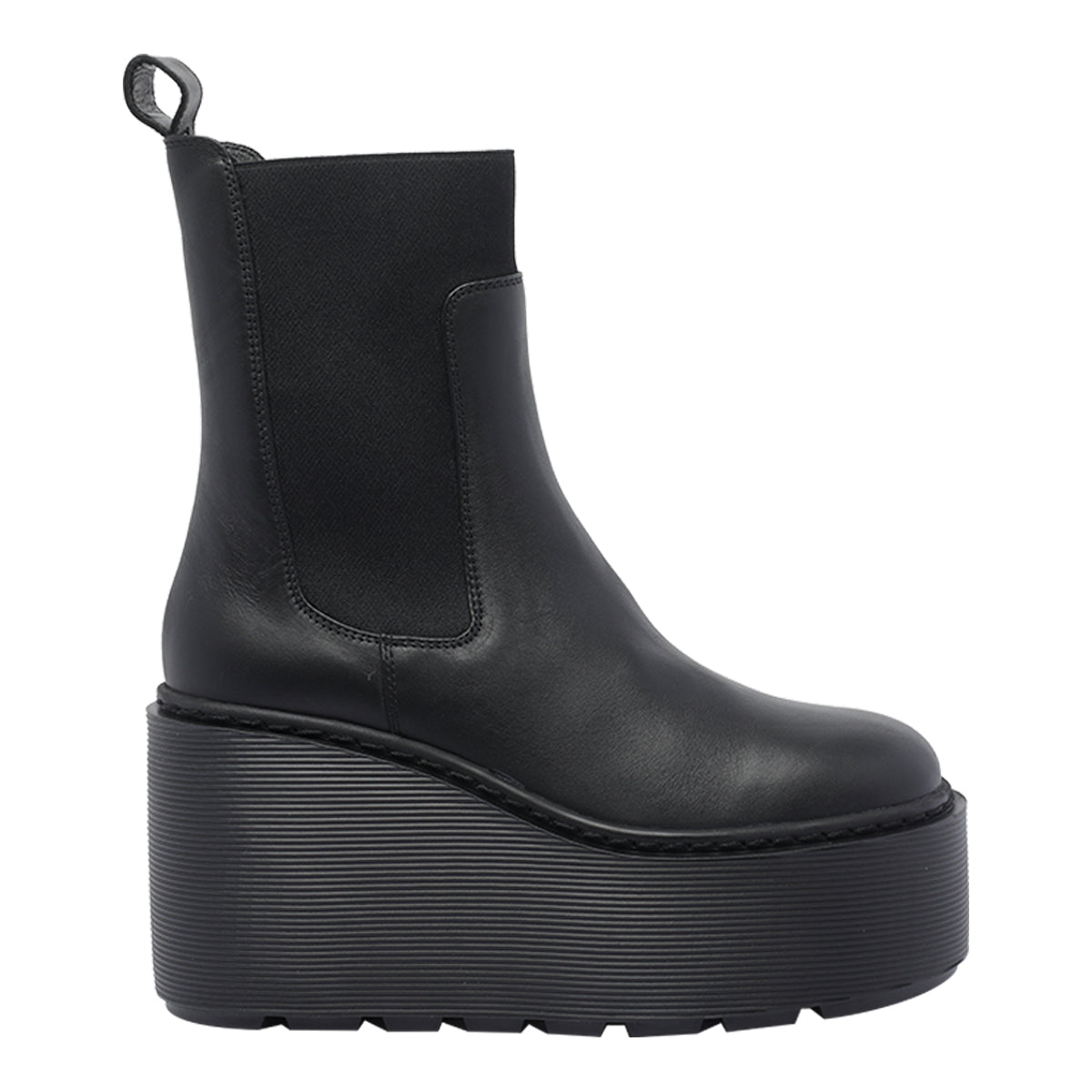 Vic Matie Boots Black Fabric+leather/rubber Sole