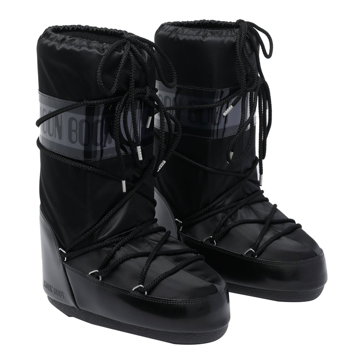 Moon Boot Black Poliamide Polyester Pvc