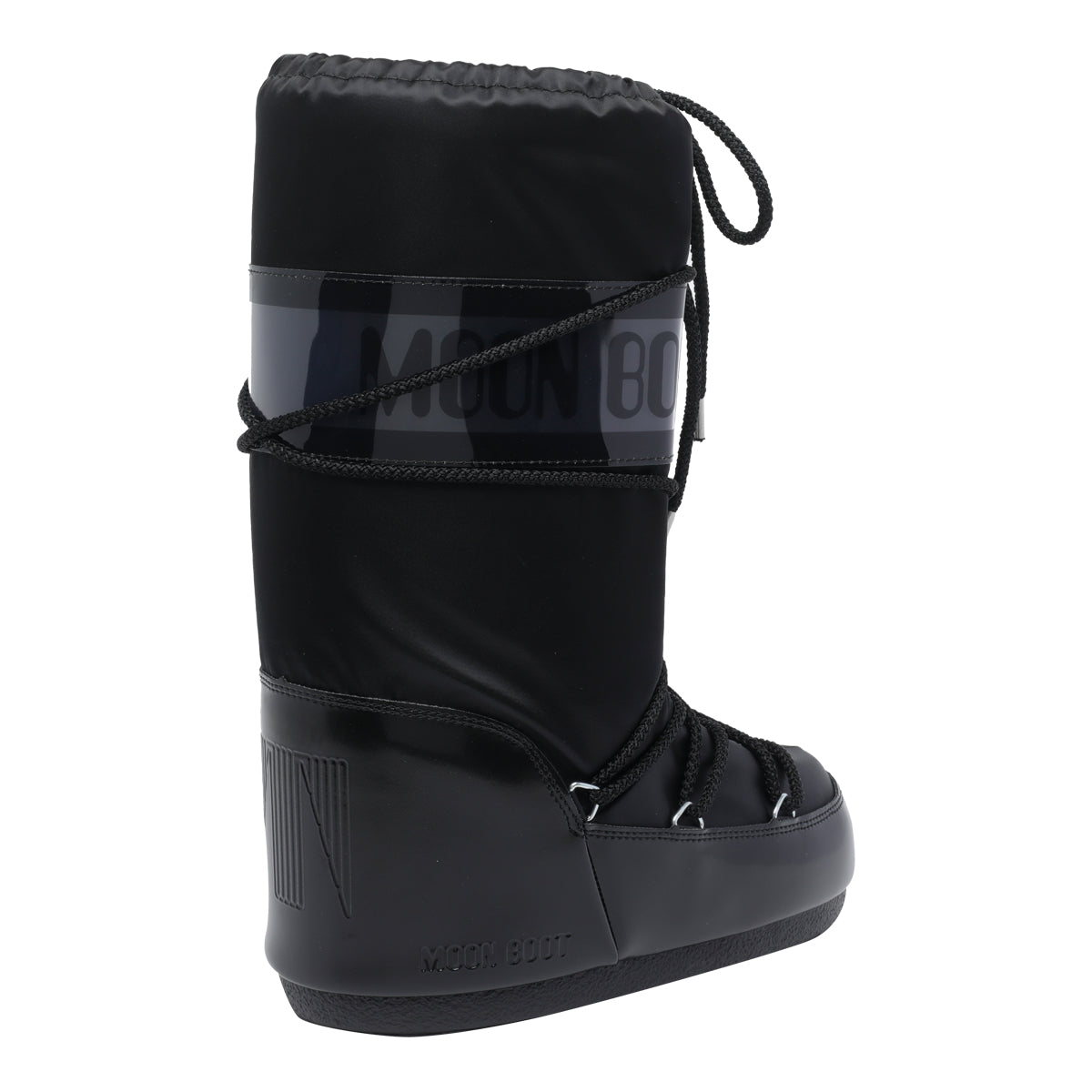 Moon Boot Black Poliamide Polyester Pvc
