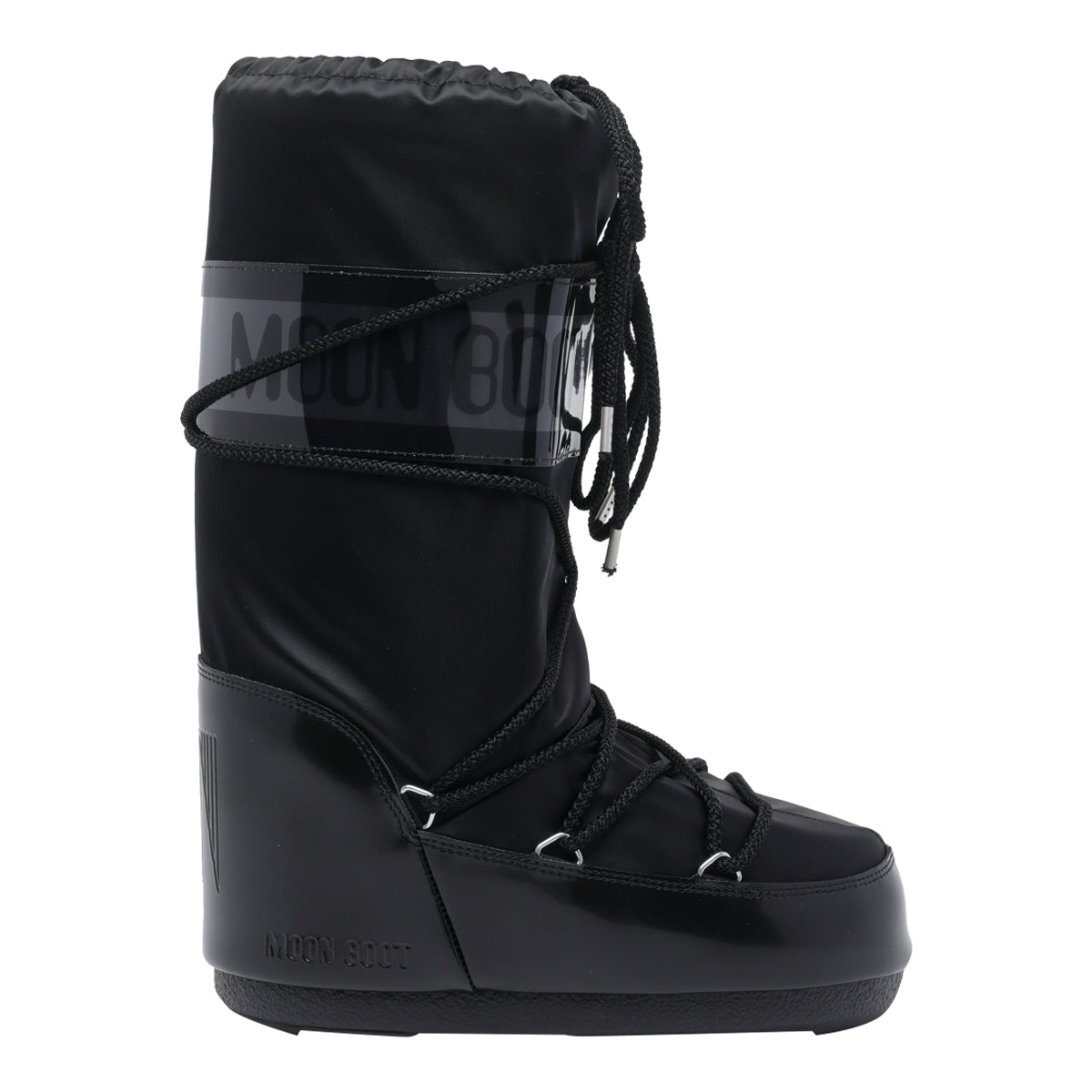 Moon Boot Black Poliamide Polyester Pvc