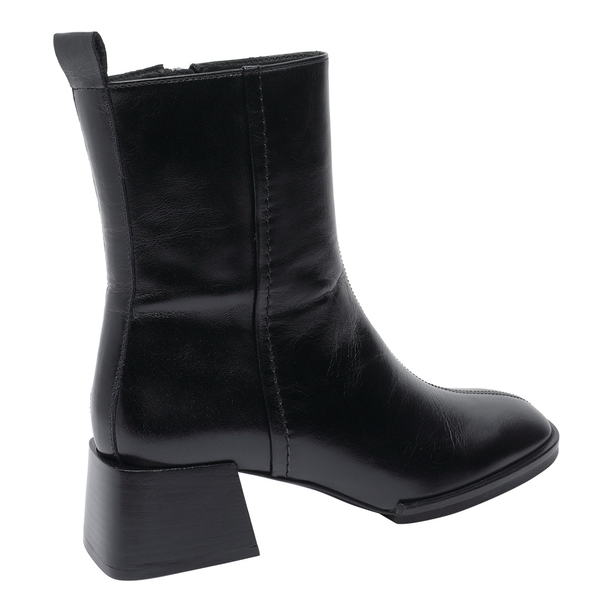 POEVE Boots Black Leather/leather Sole