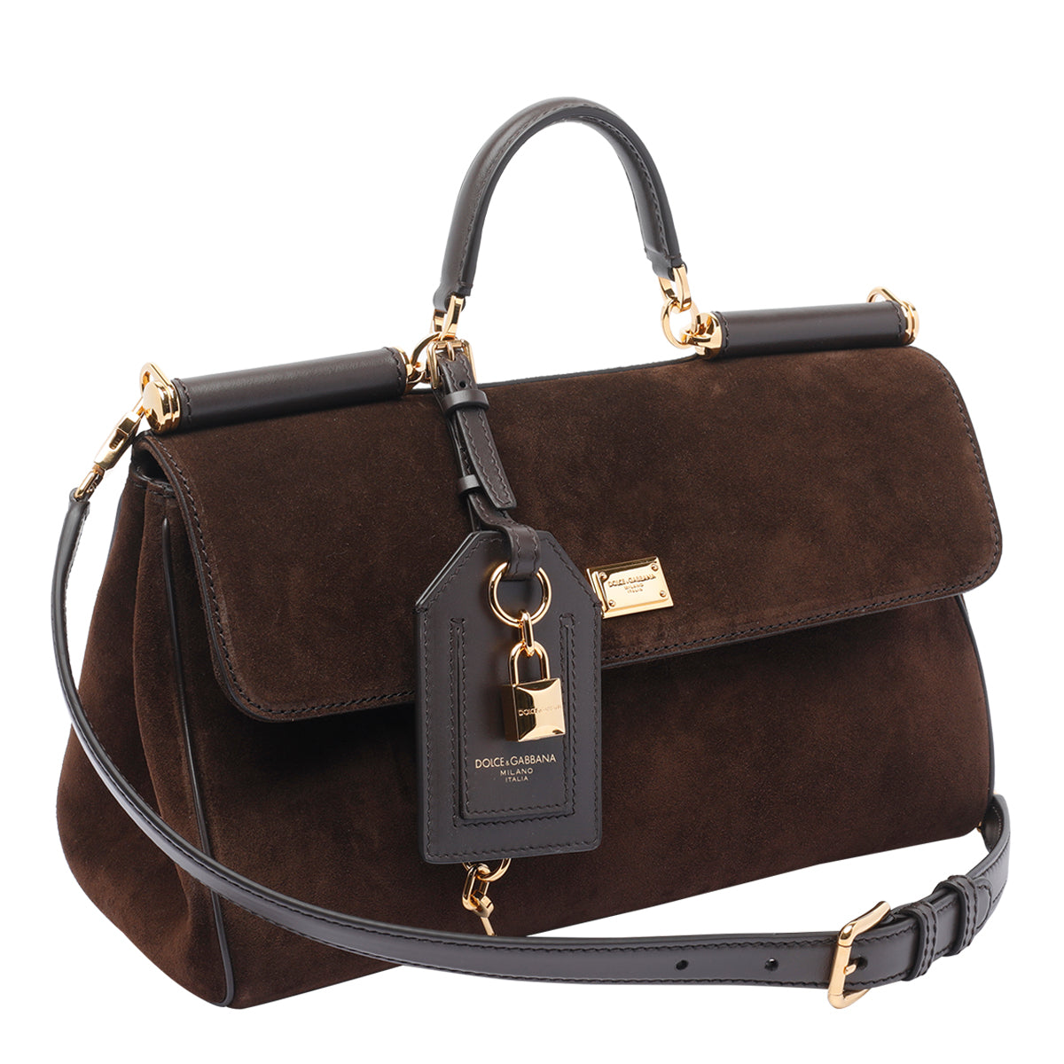 Dolce & Gabbana Bags Brown Suede Calf Leather