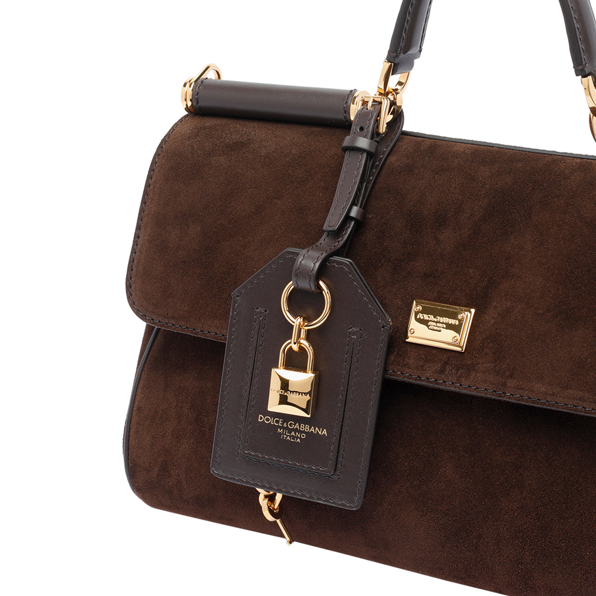 Dolce & Gabbana Bags Brown Suede Calf Leather