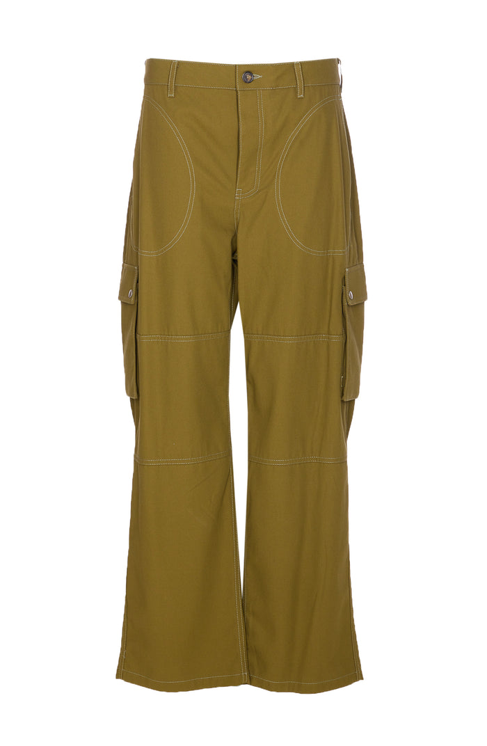 Loewe Trousers Green Cotton