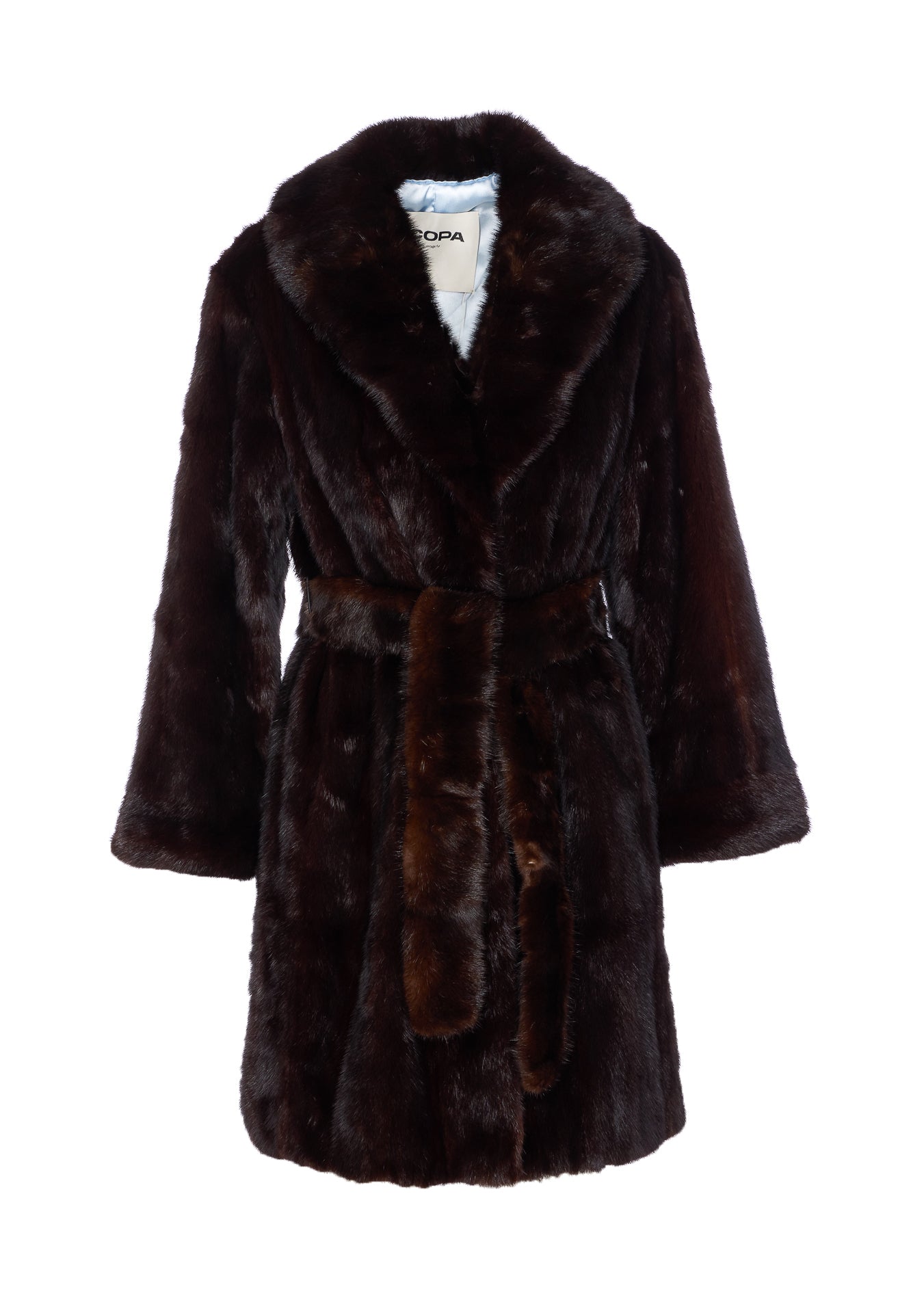 Iacopa Coats Brown Vintage Fur