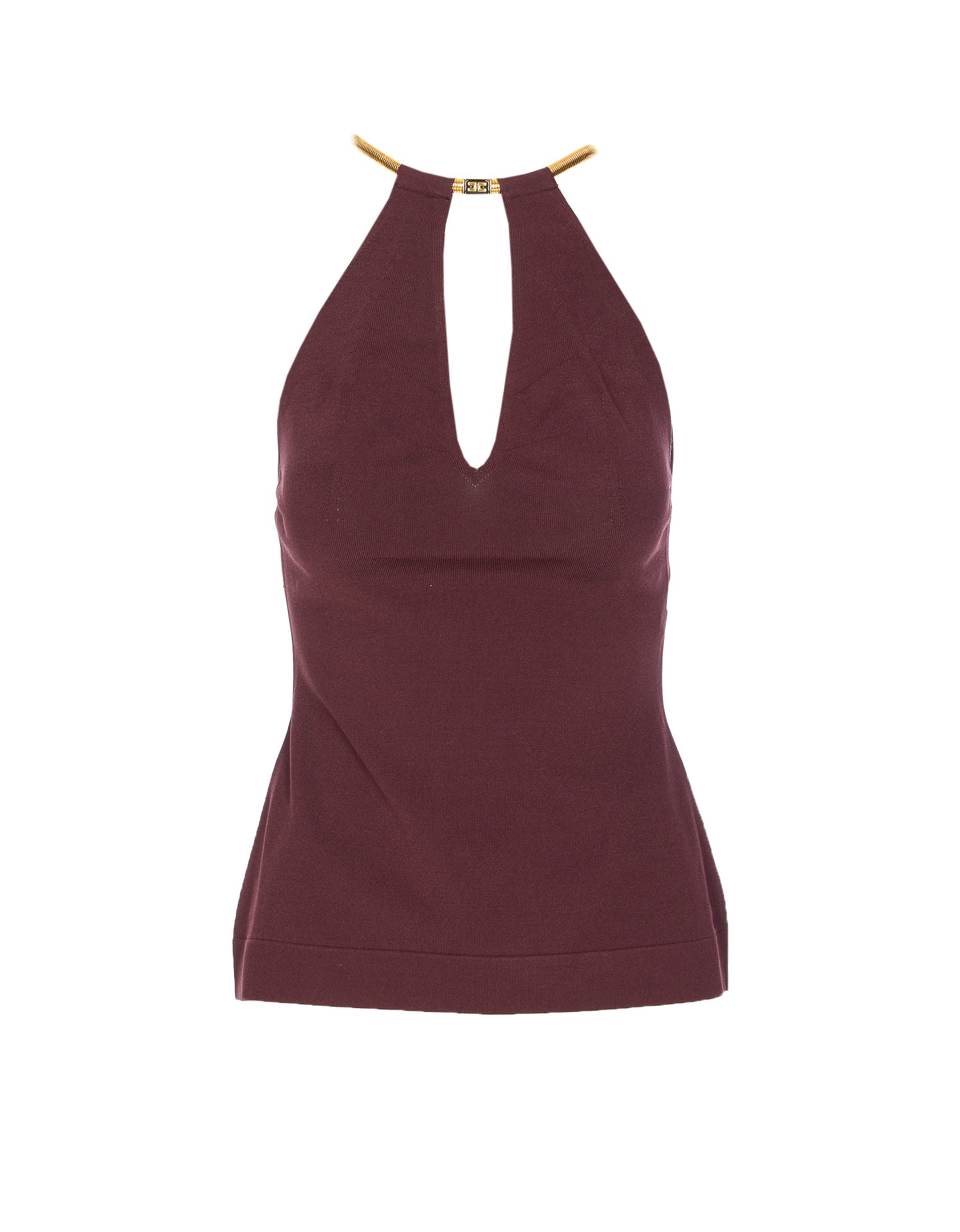 Elisabetta Franchi Top Red Viscose