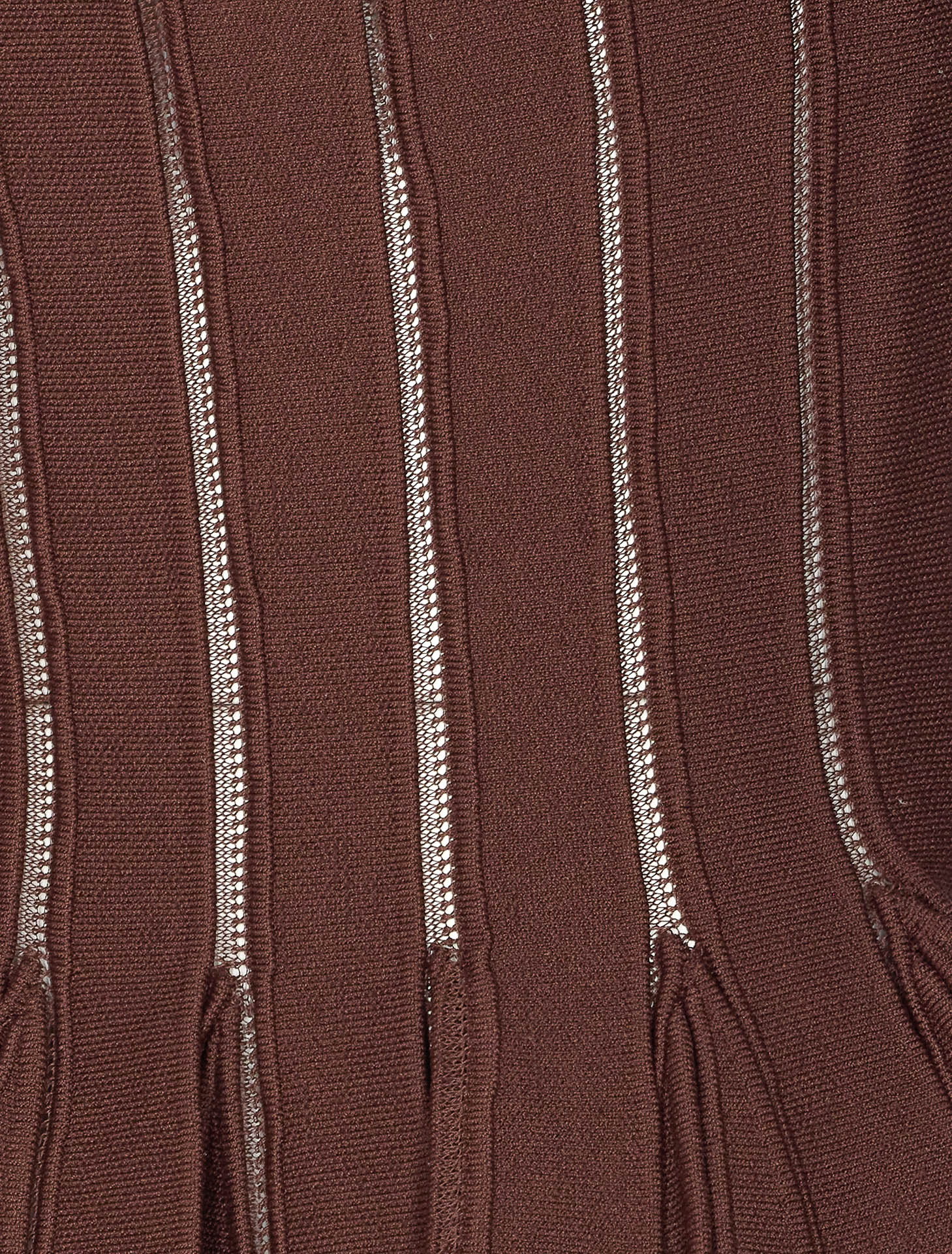 Elisabetta Franchi Sweaters Brown Viscose