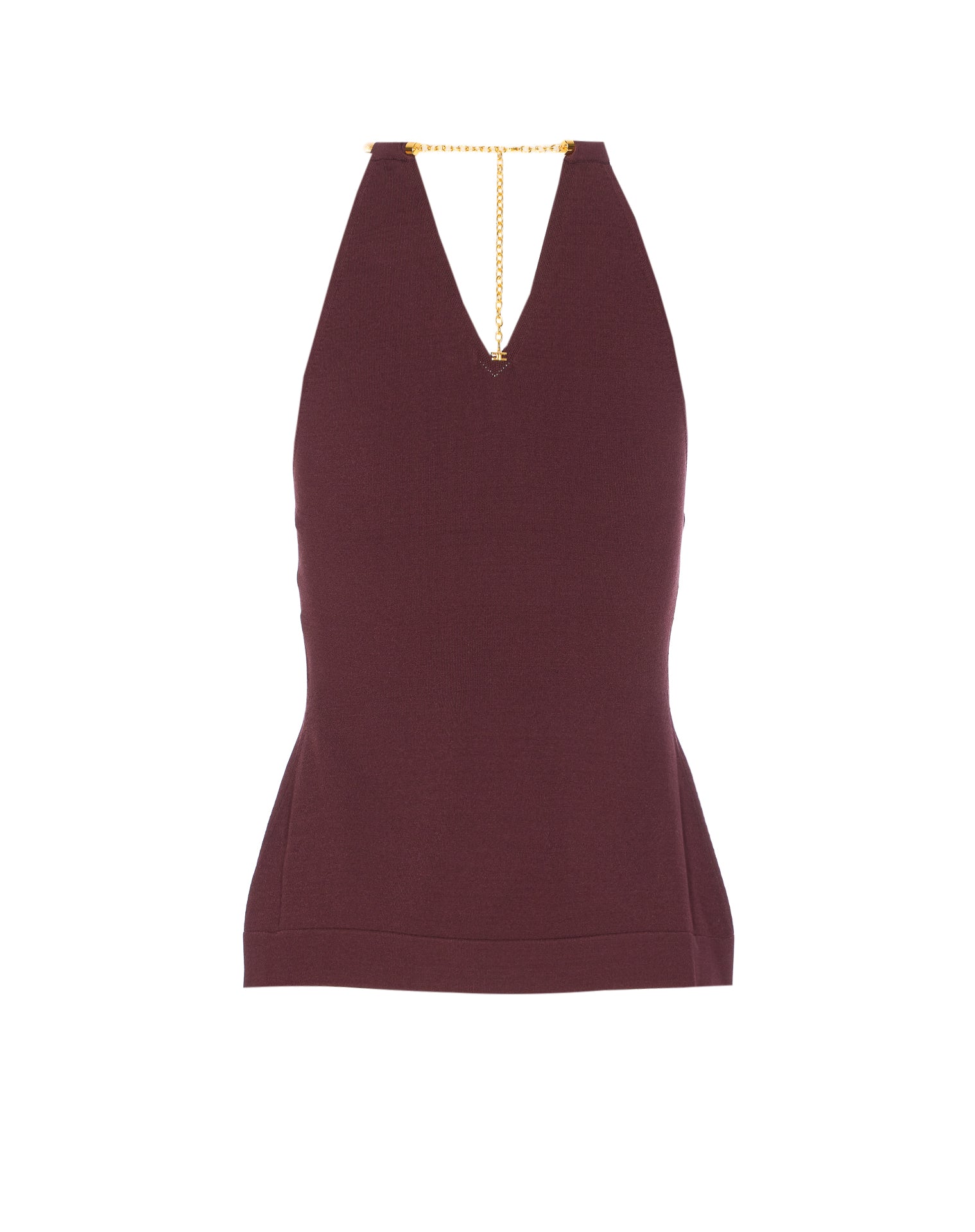 Elisabetta Franchi Top Red Viscose