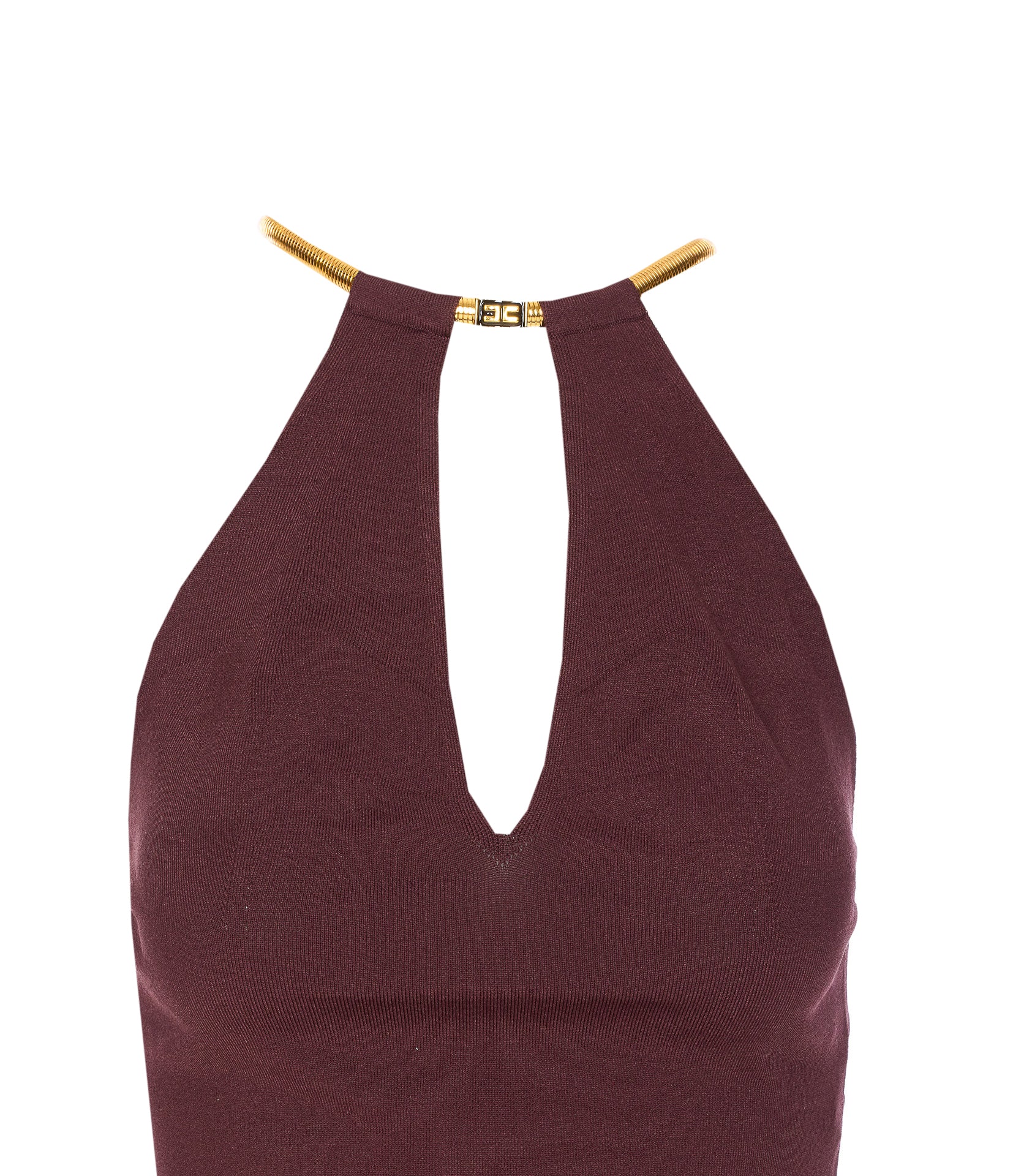 Elisabetta Franchi Top Red Viscose