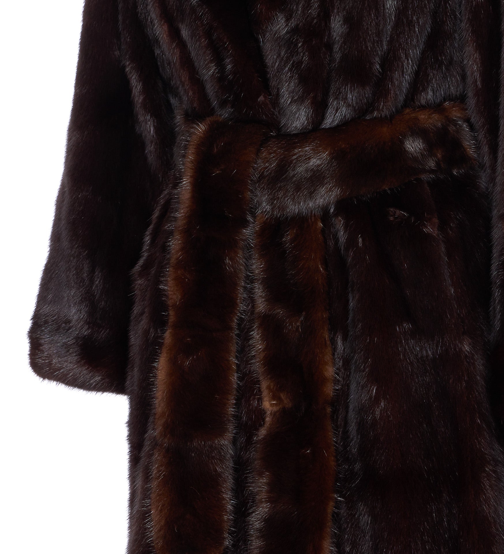 Iacopa Coats Brown Vintage Fur