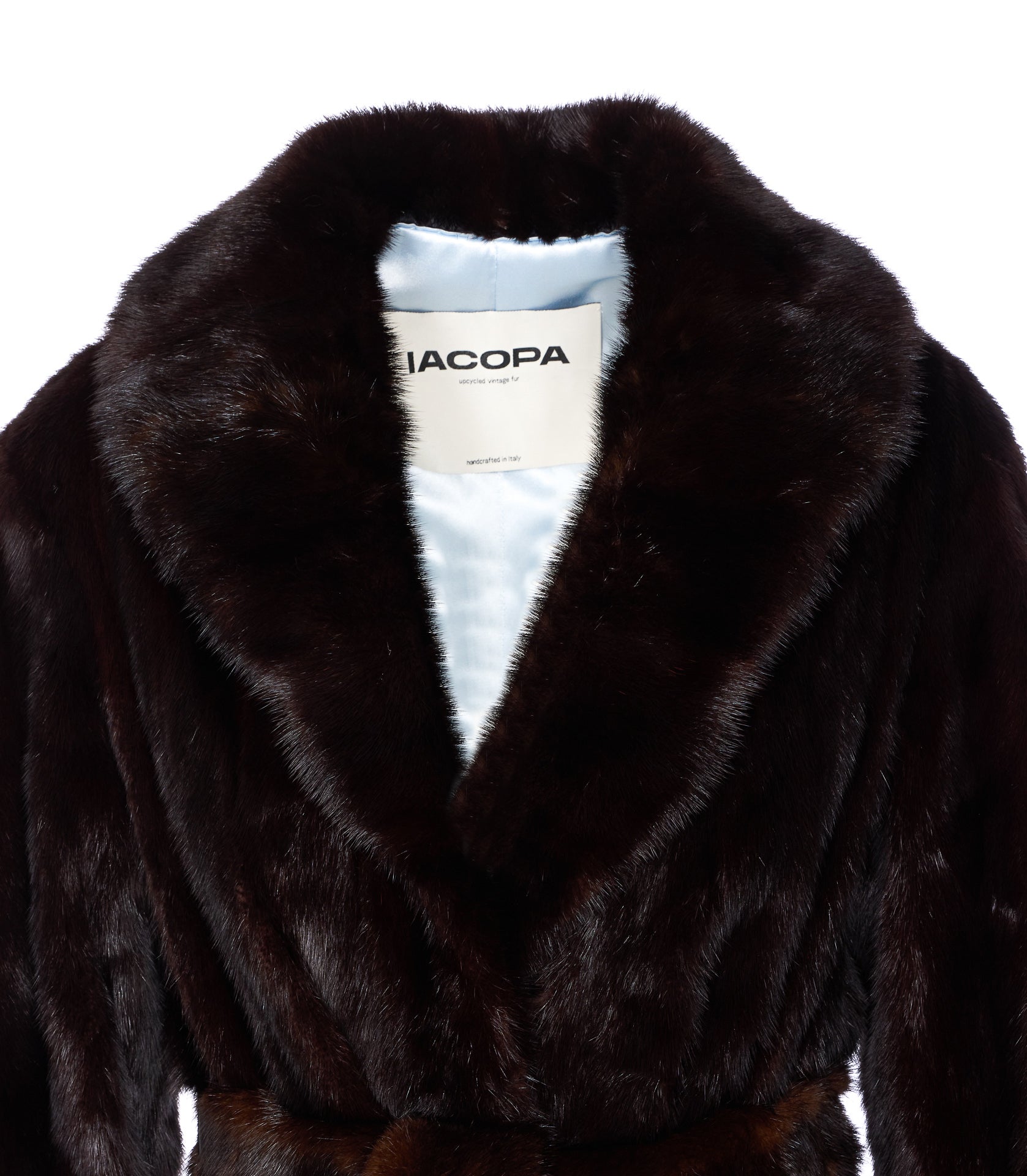Iacopa Coats Brown Vintage Fur