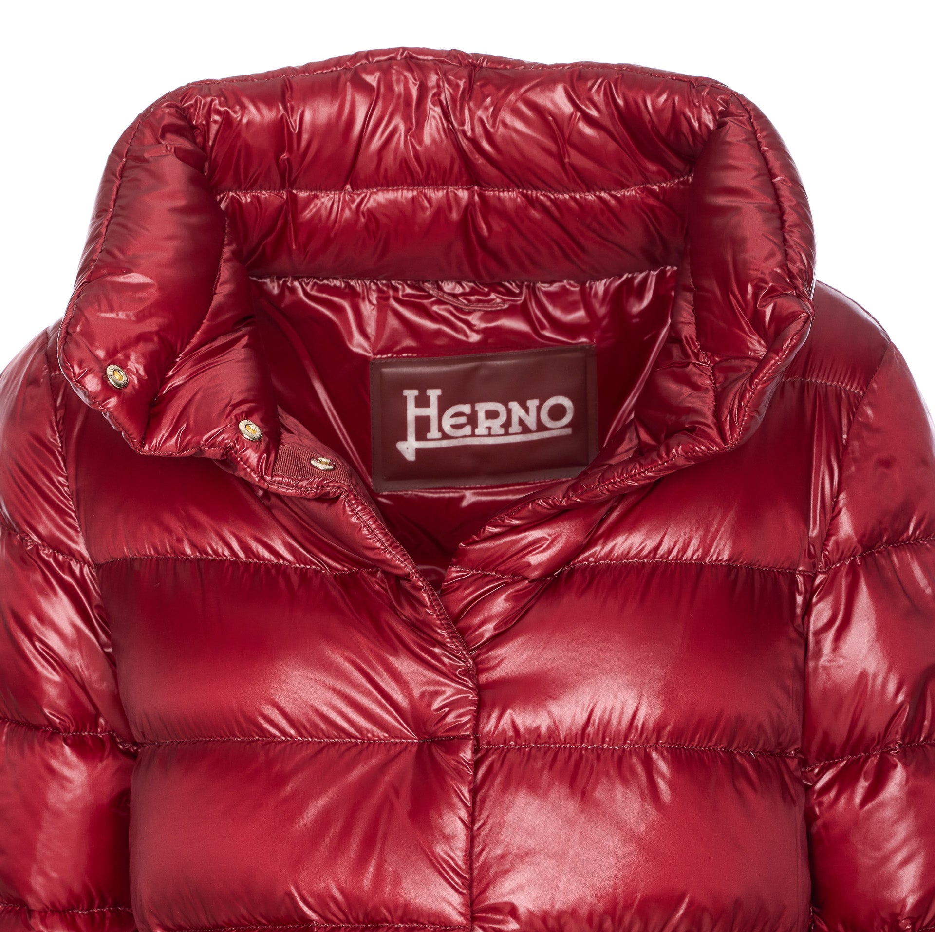 Herno Coats Red Polyamide