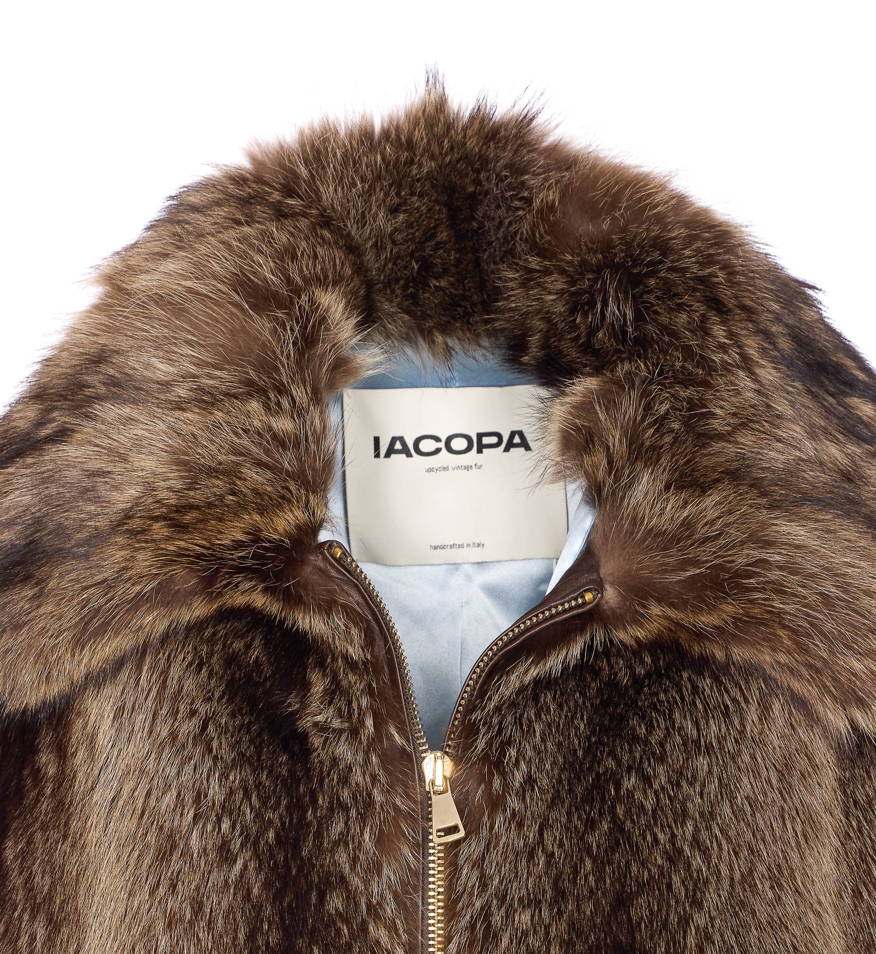 Iacopa Coats Beige Vintage Fur