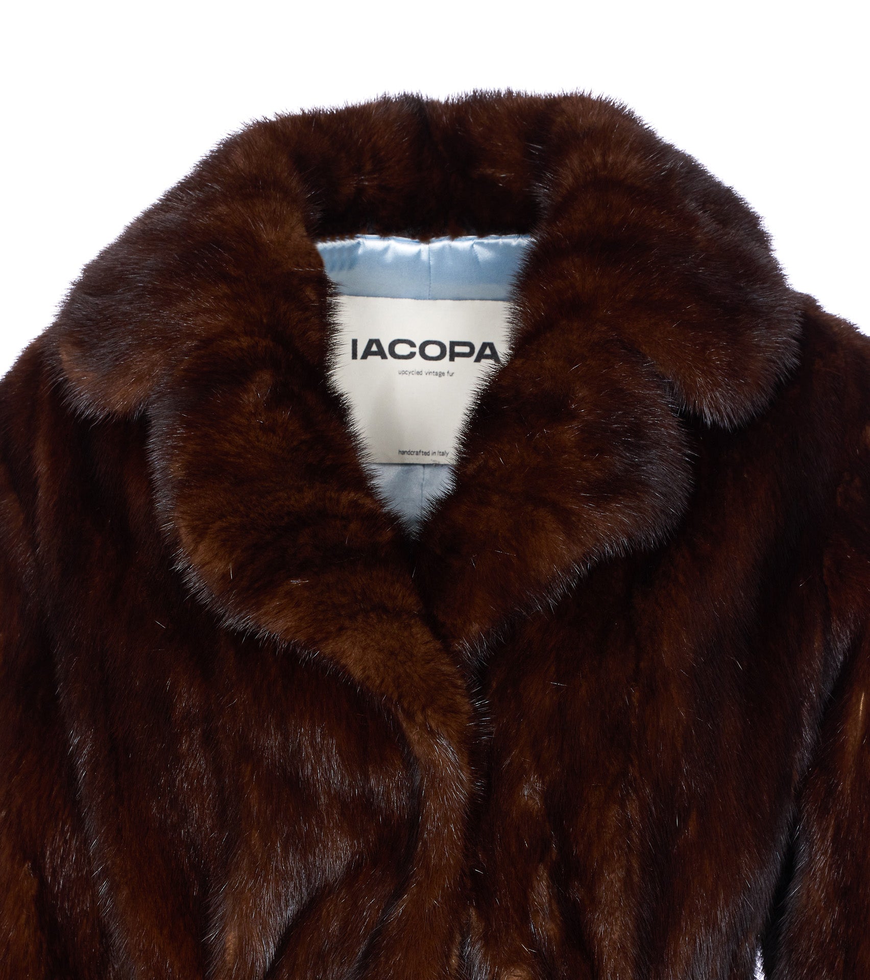 Iacopa Coats Brown Vintage Fur