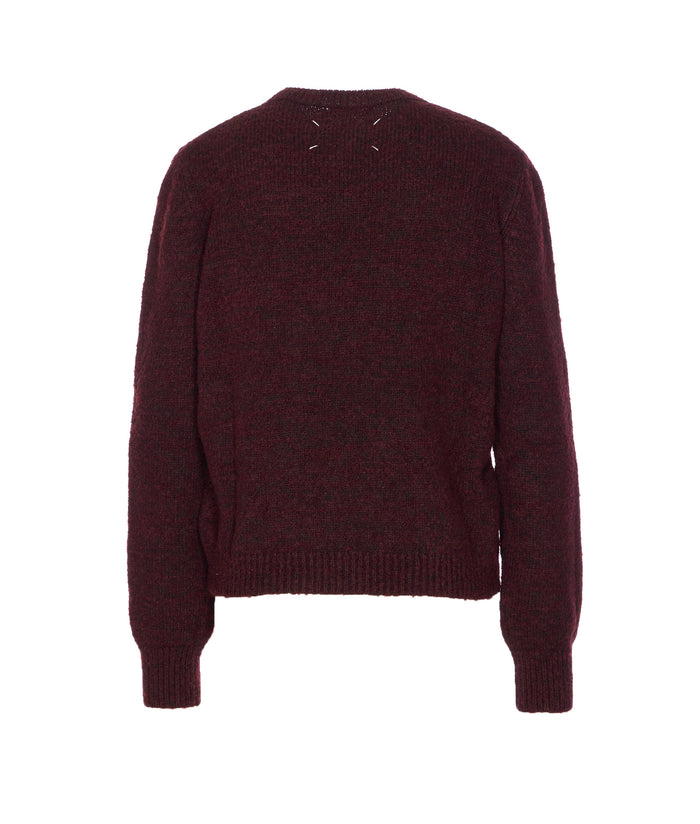 Maison Margiela Sweaters Red Virgin Wool