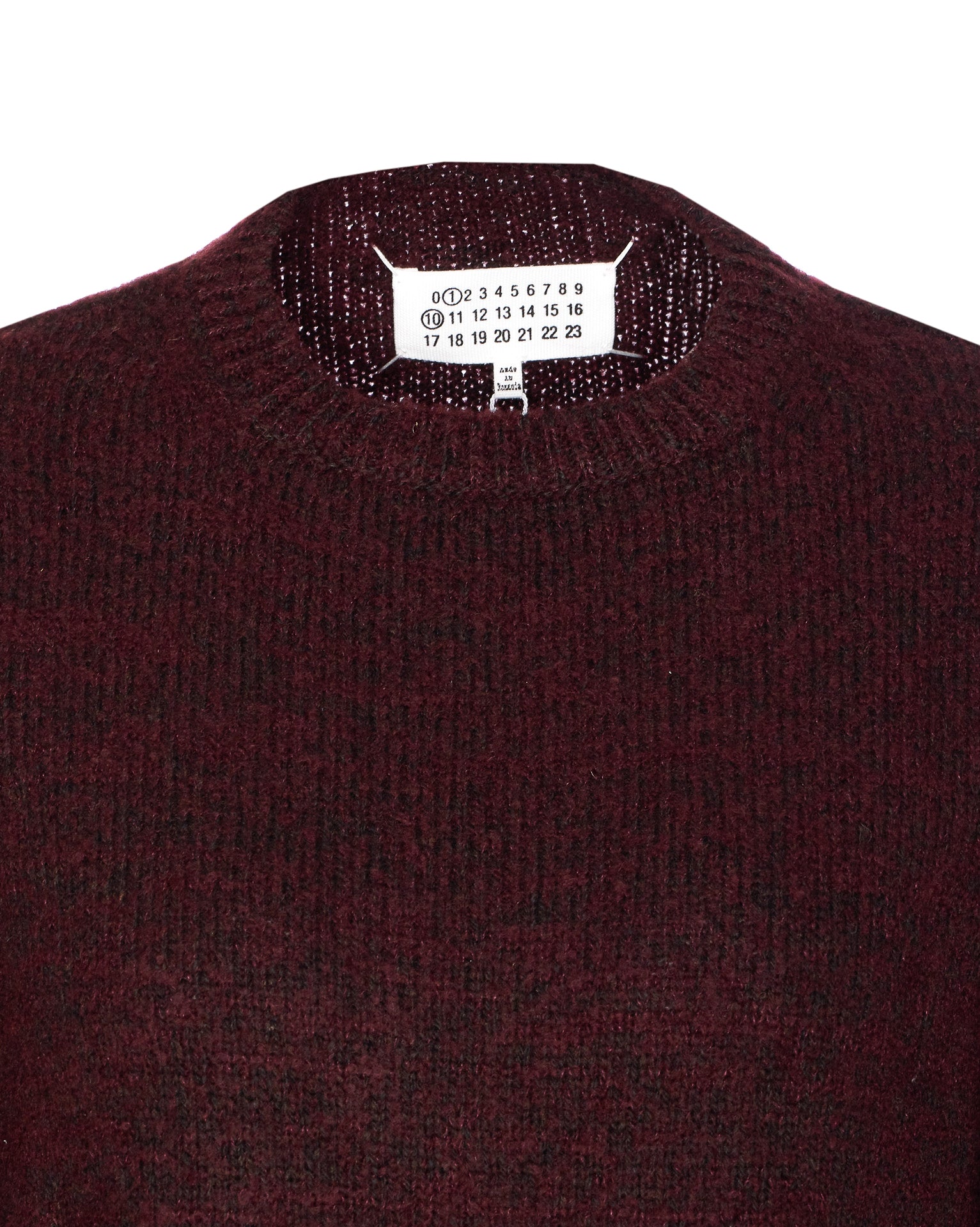 Maison Margiela Sweaters Red Virgin Wool